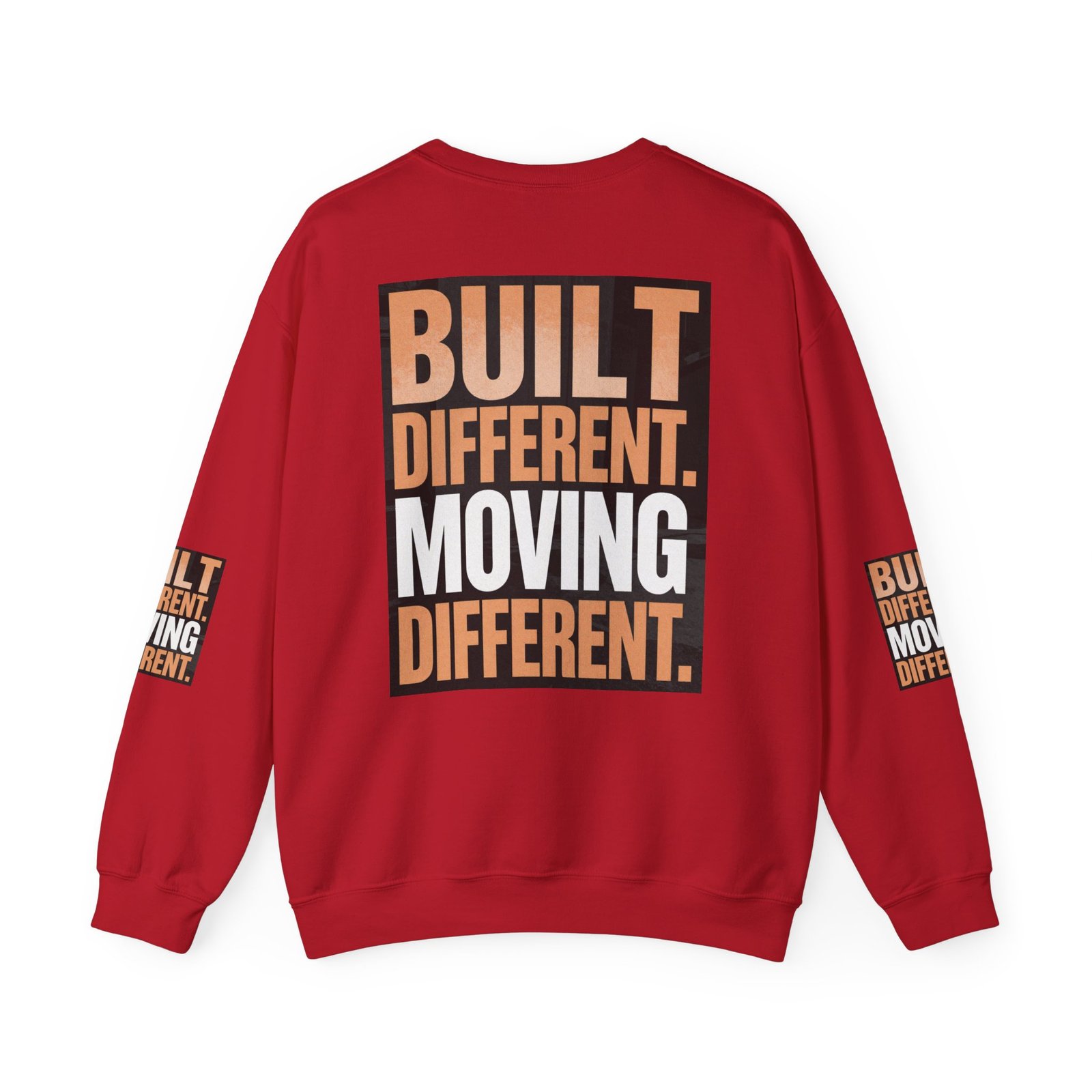 Built Different Crewneck Sweatshirt — "Built Different. Moving Different." Graphic Pullover - Image 54