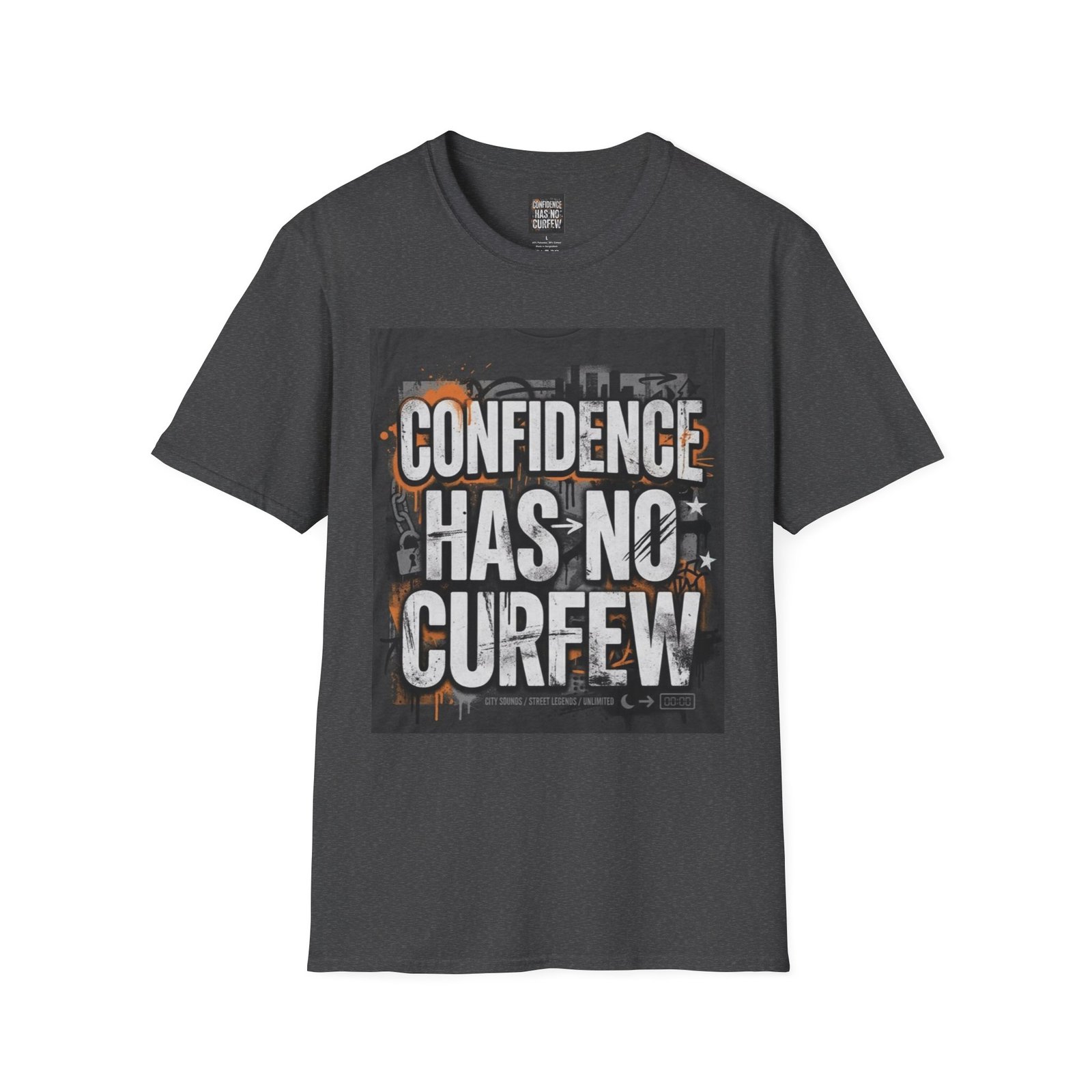 Confidence Has No Curfew T-Shirt — Empowering Urban Graphic Tee - Image 27