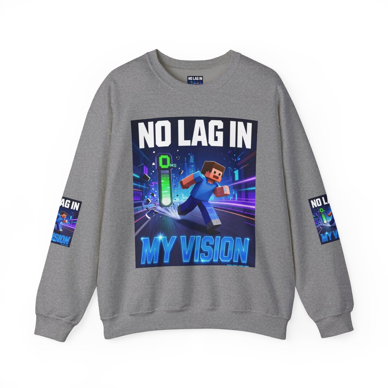 No Lag In My Vision Sweatshirt — Gamer Graphic Crewneck - Image 29