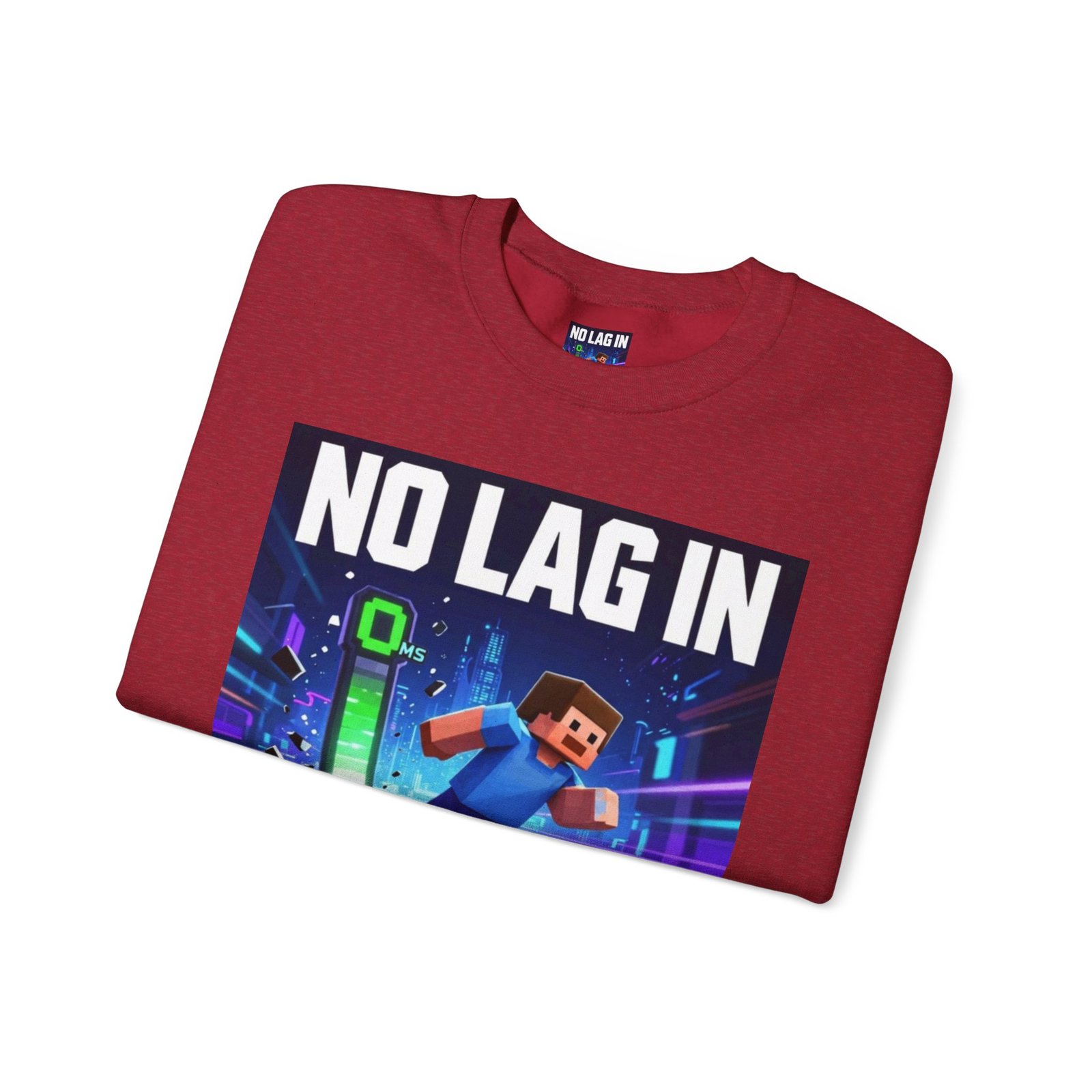 No Lag In My Vision Sweatshirt — Gamer Graphic Crewneck - Image 51