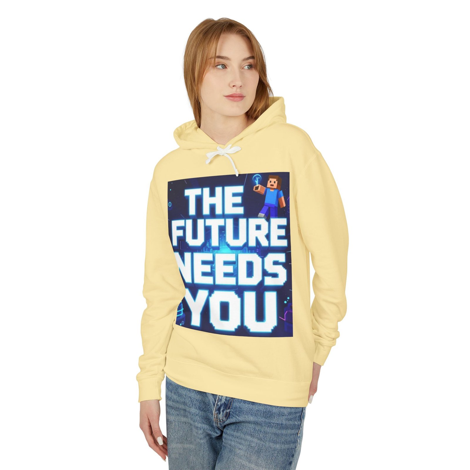 Hoodie — "The Future Needs You" Motivational Graphic Hoodie - Image 27