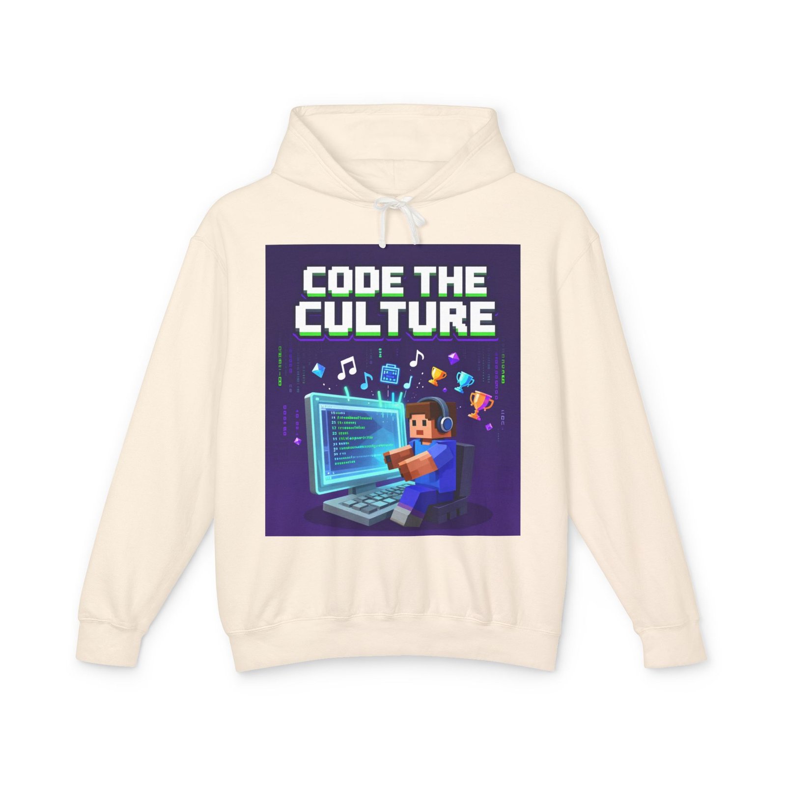 Code the Culture Hoodie — Gamer Programmer Graphic Pullover