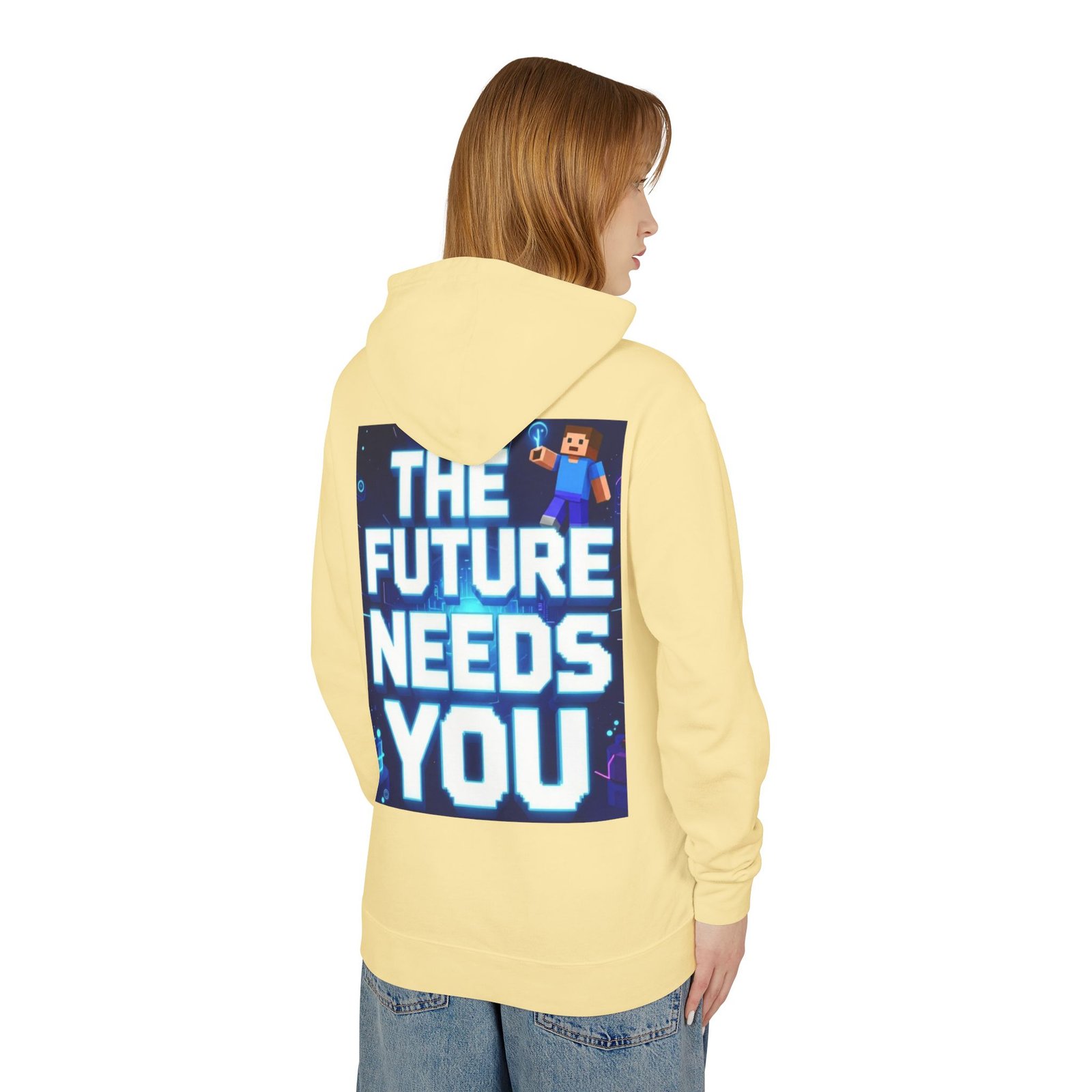 Hoodie — "The Future Needs You" Motivational Graphic Hoodie - Image 28