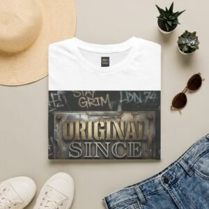 Original Since Day One T-Shirt — Vintage Metal Plate Graphic Tee