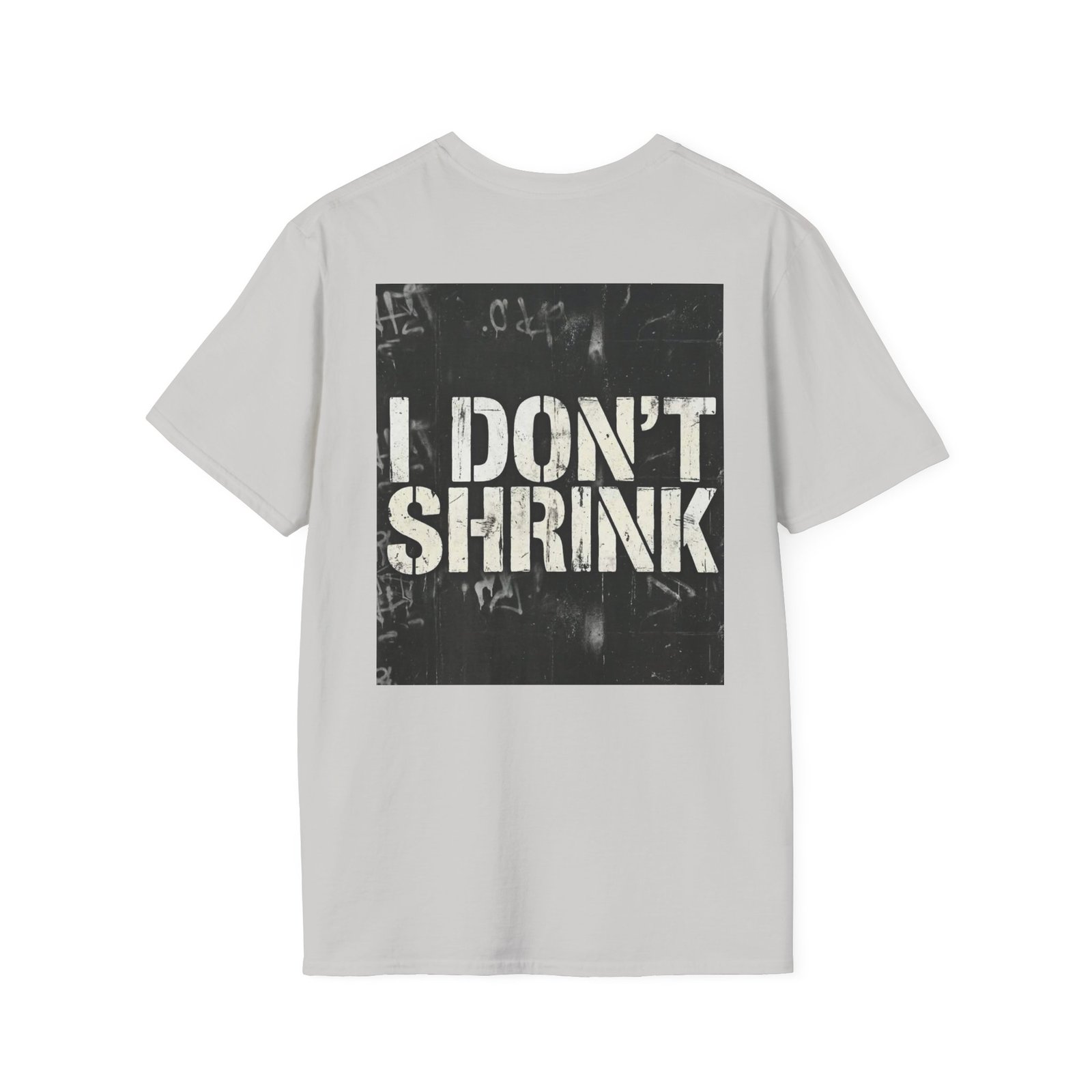 I Don't Shrink T-Shirt — Vintage Stencil Graphic Tee - Image 12