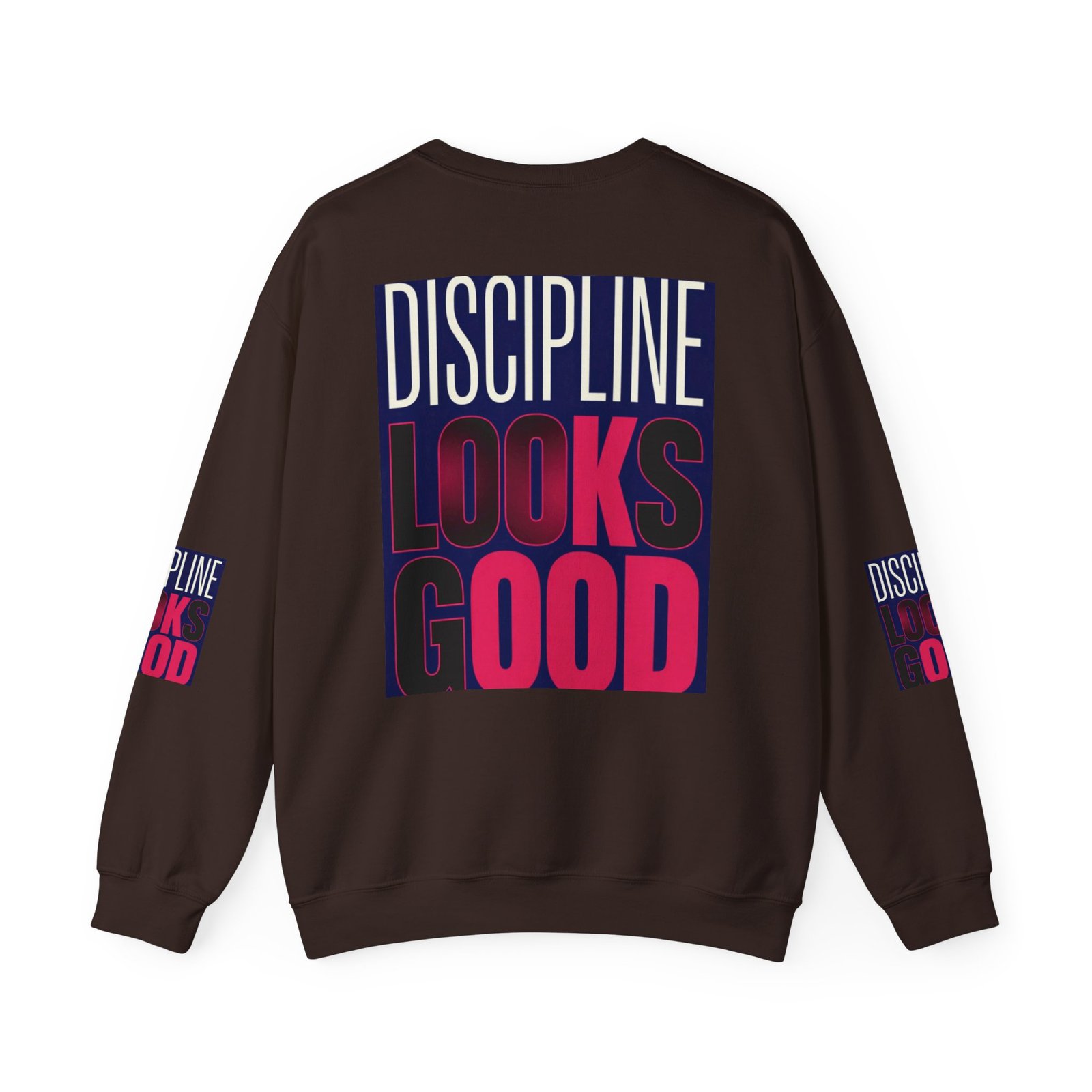 Discipline Looks Good Sweatshirt — Motivational Graphic Crewneck - Image 26