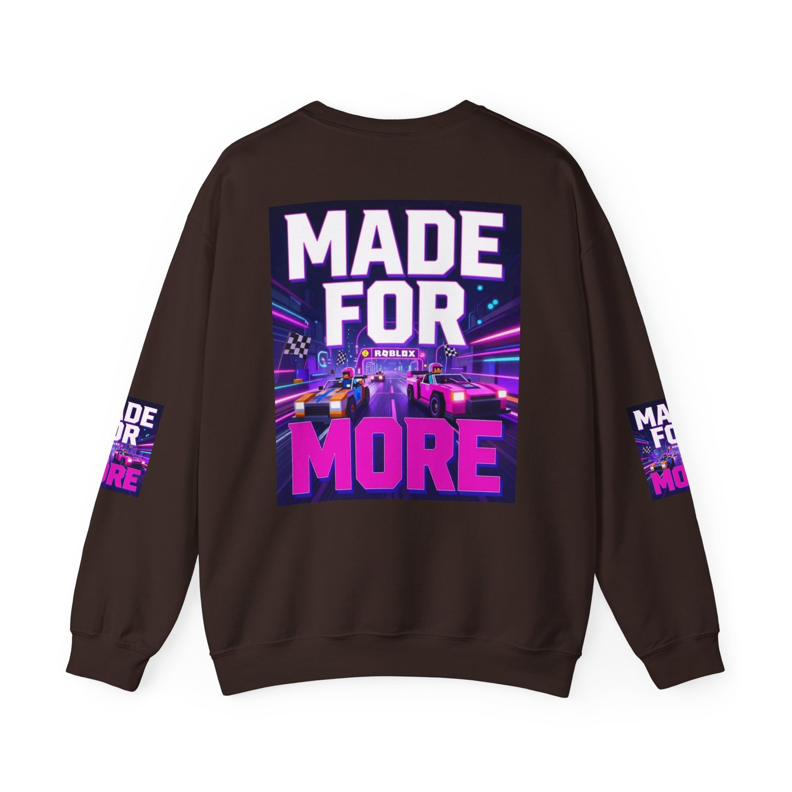 Made For More Sweatshirt — Retro Neon Racing Graphic Crewneck - Image 26