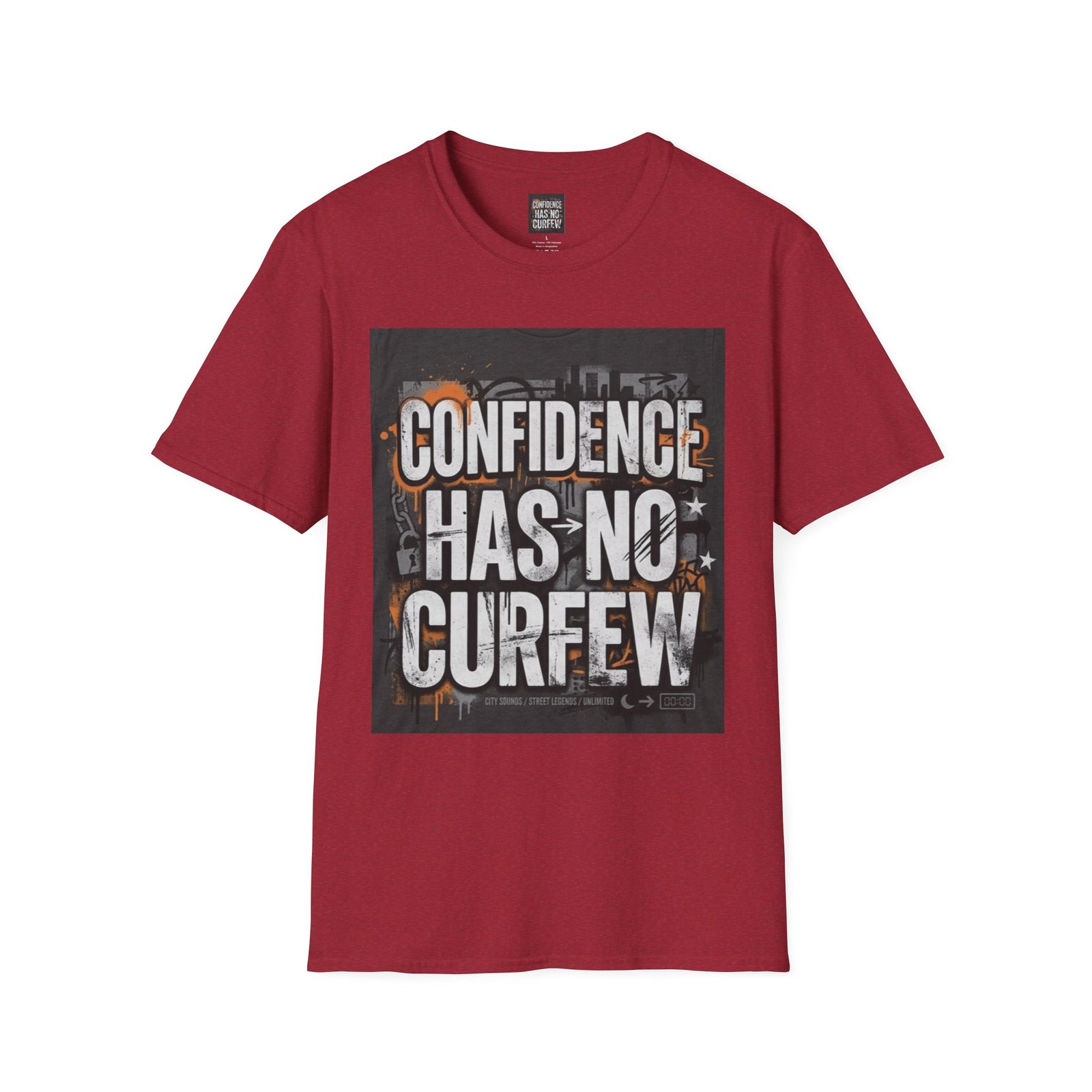 Confidence Has No Curfew T-Shirt — Empowering Urban Graphic Tee - Image 47