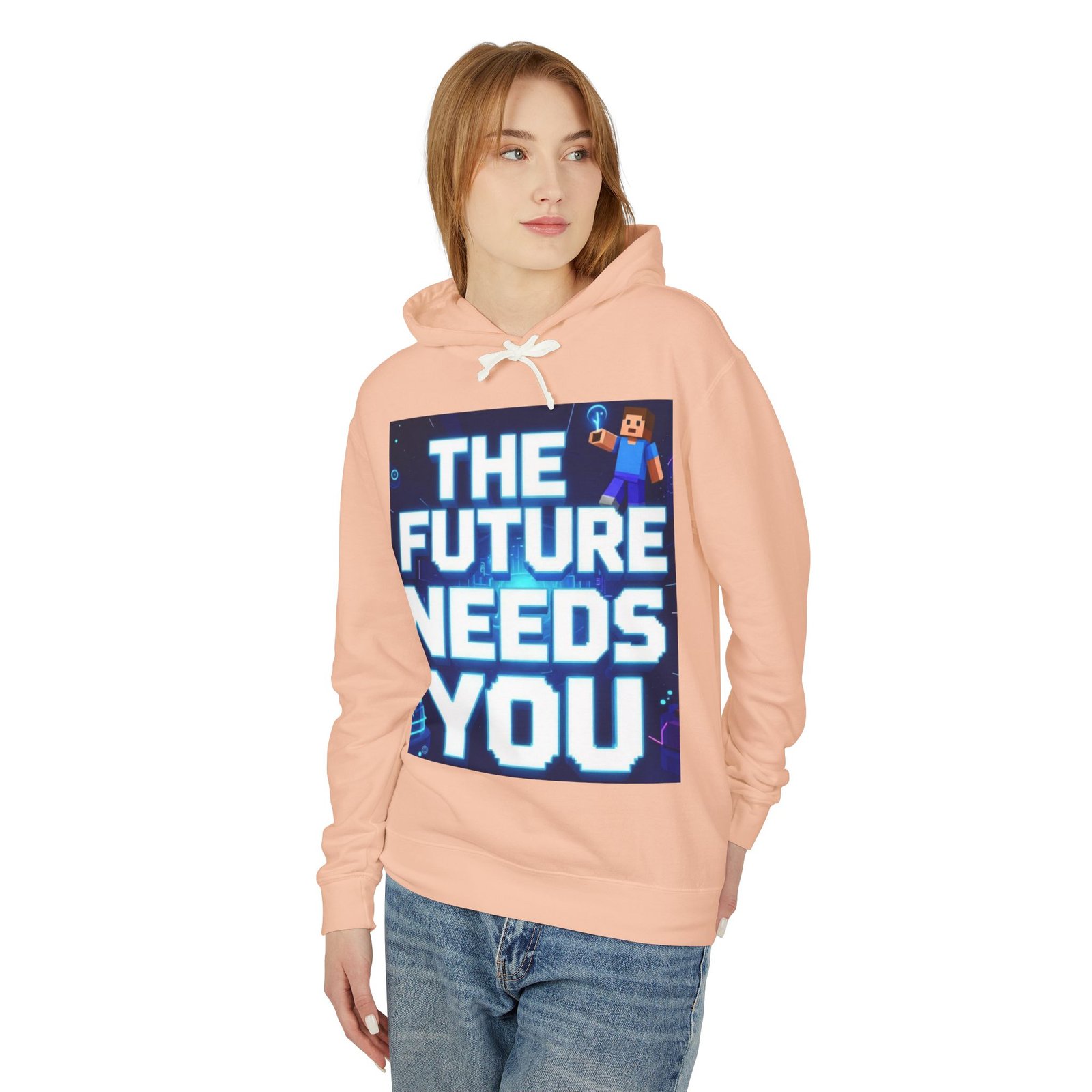 Hoodie — "The Future Needs You" Motivational Graphic Hoodie - Image 19