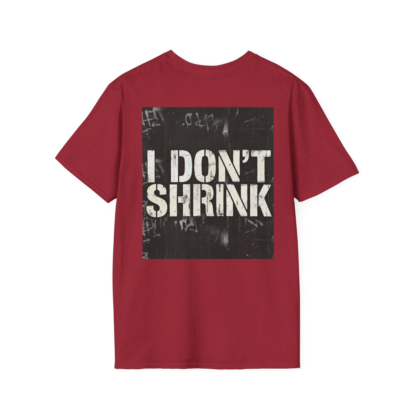 I Don't Shrink T-Shirt — Vintage Stencil Graphic Tee - Image 48