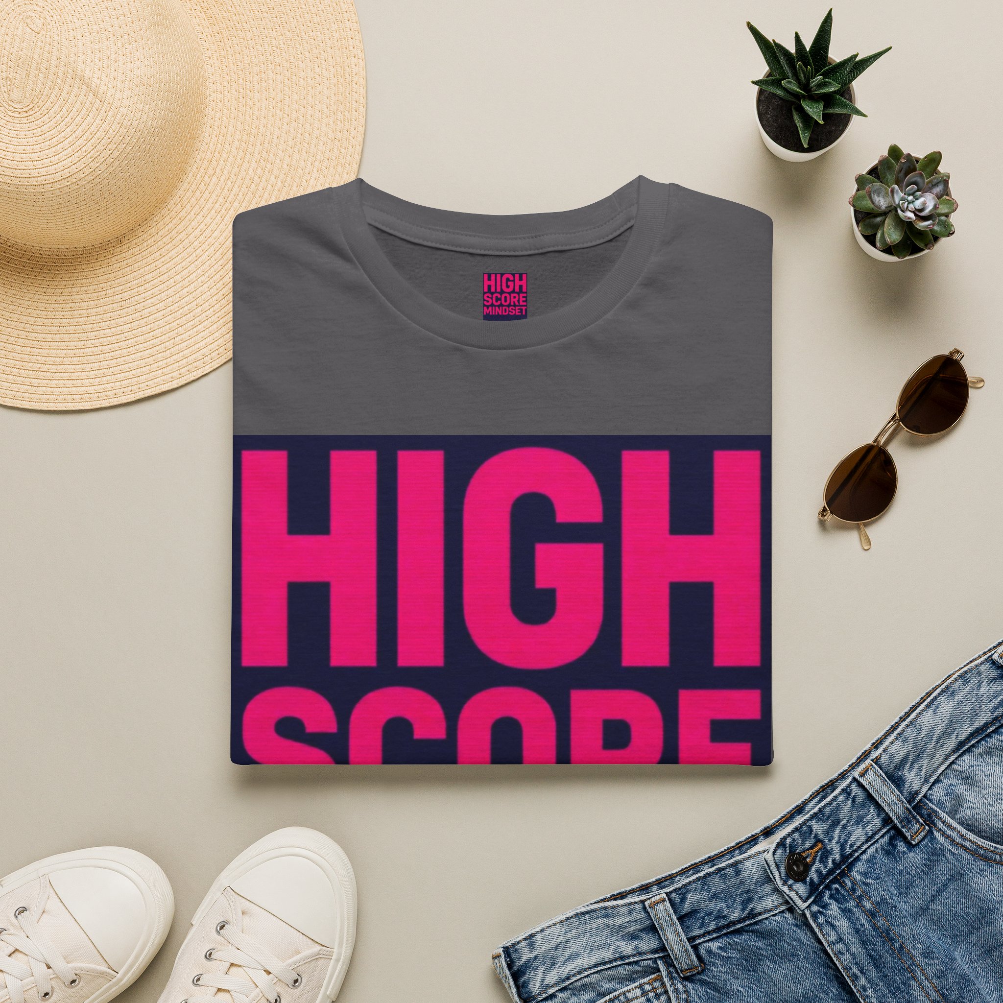 High Score Mindset T-Shirt — Retro Bold Motivational Tee - Image 33