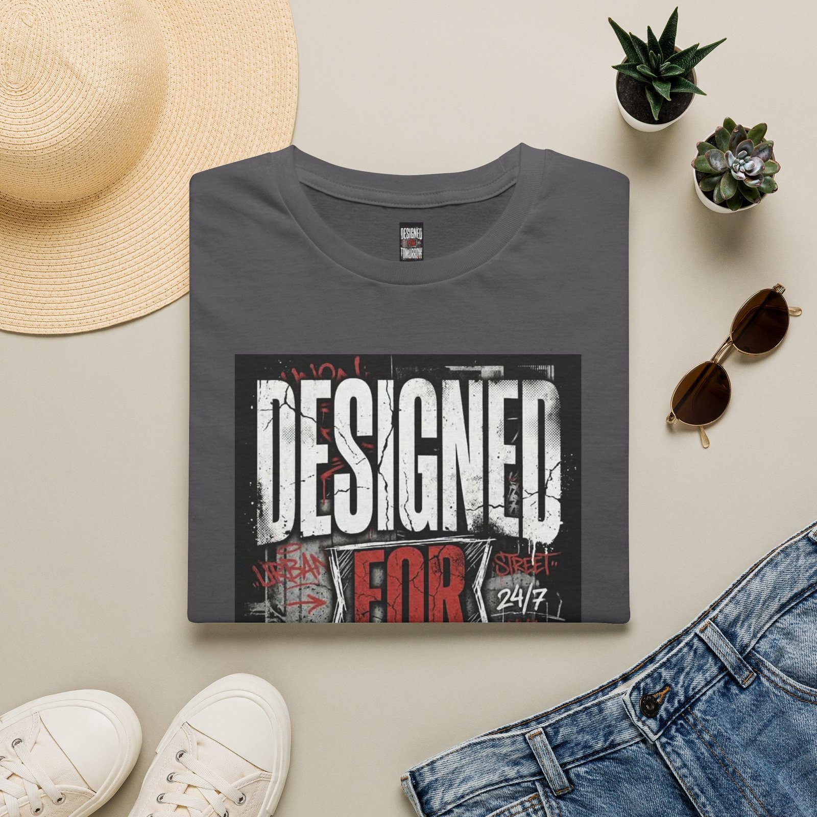 T-Shirt — "Designed for Tomorrow" Graphic Tee - Image 33