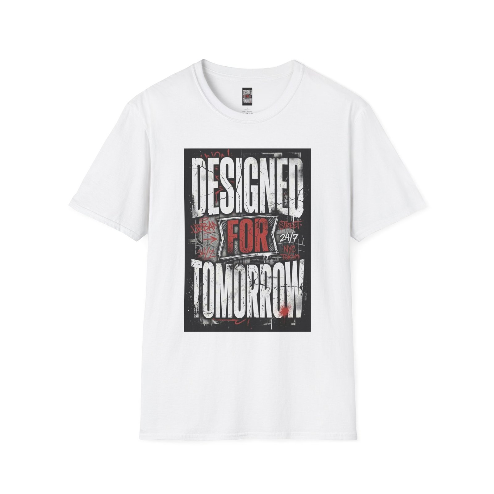T-Shirt — "Designed for Tomorrow" Graphic Tee - Image 3