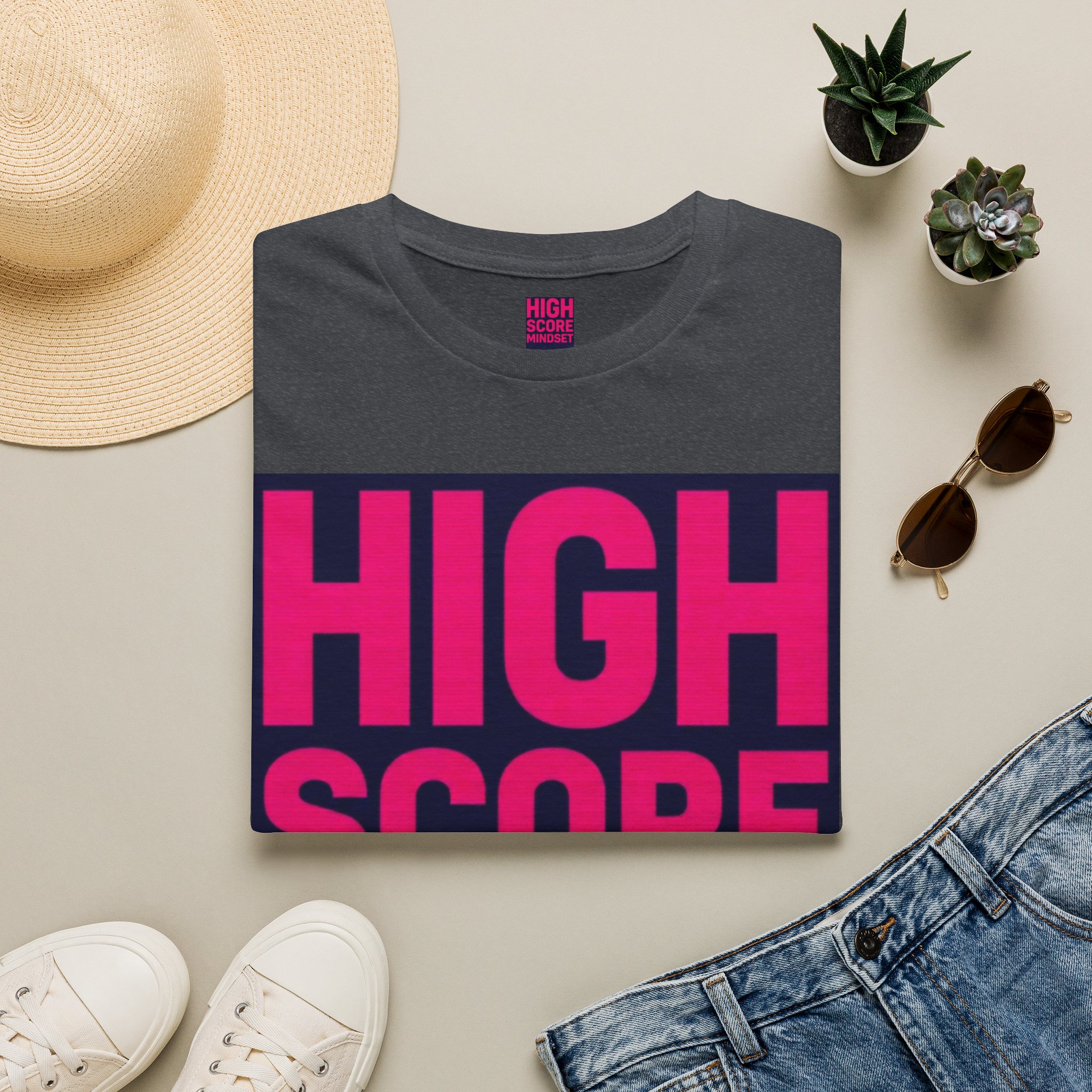 High Score Mindset T-Shirt — Retro Bold Motivational Tee - Image 37