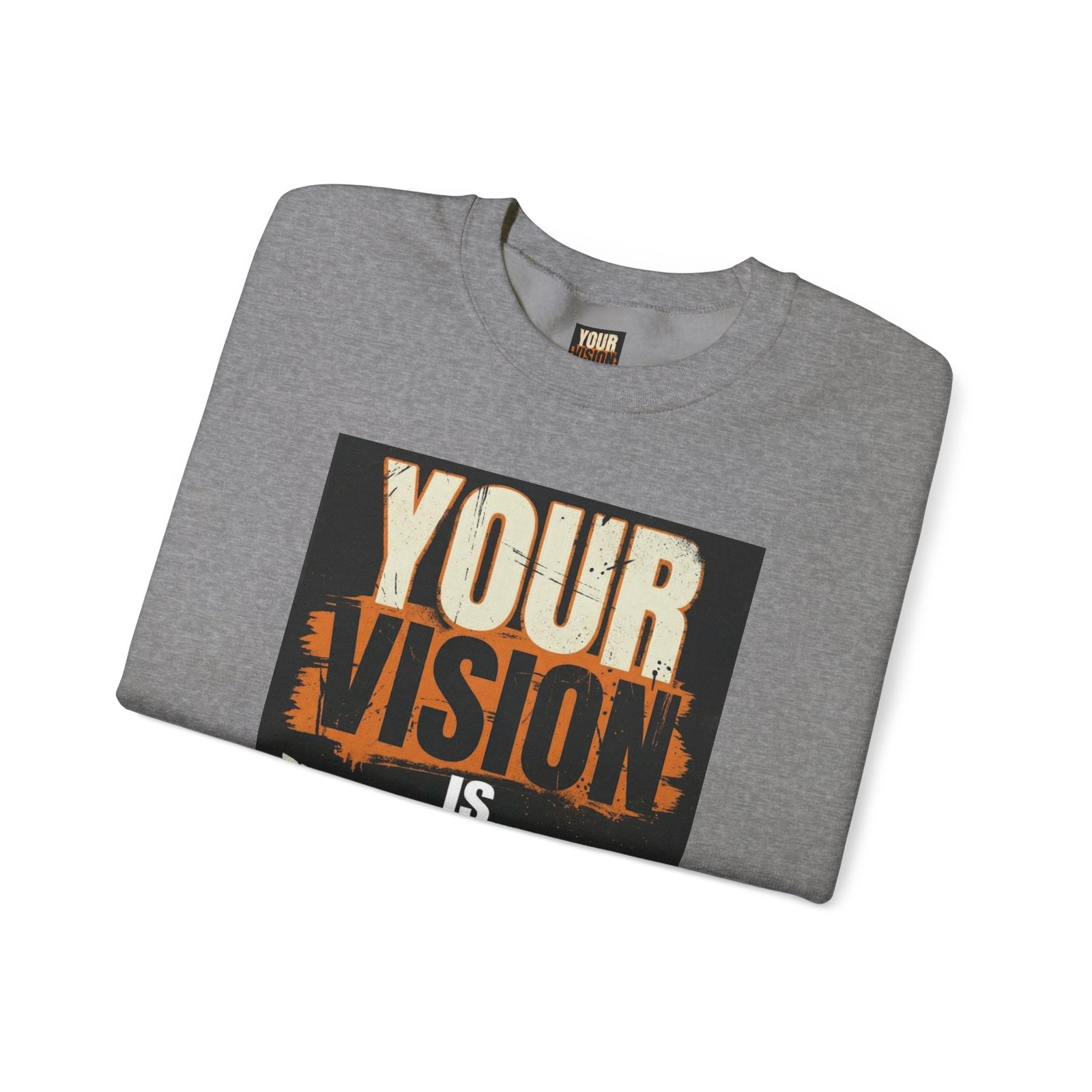 Crewneck Sweatshirt — “Your Vision Is Valid” Inspirational Graphic - Image 31