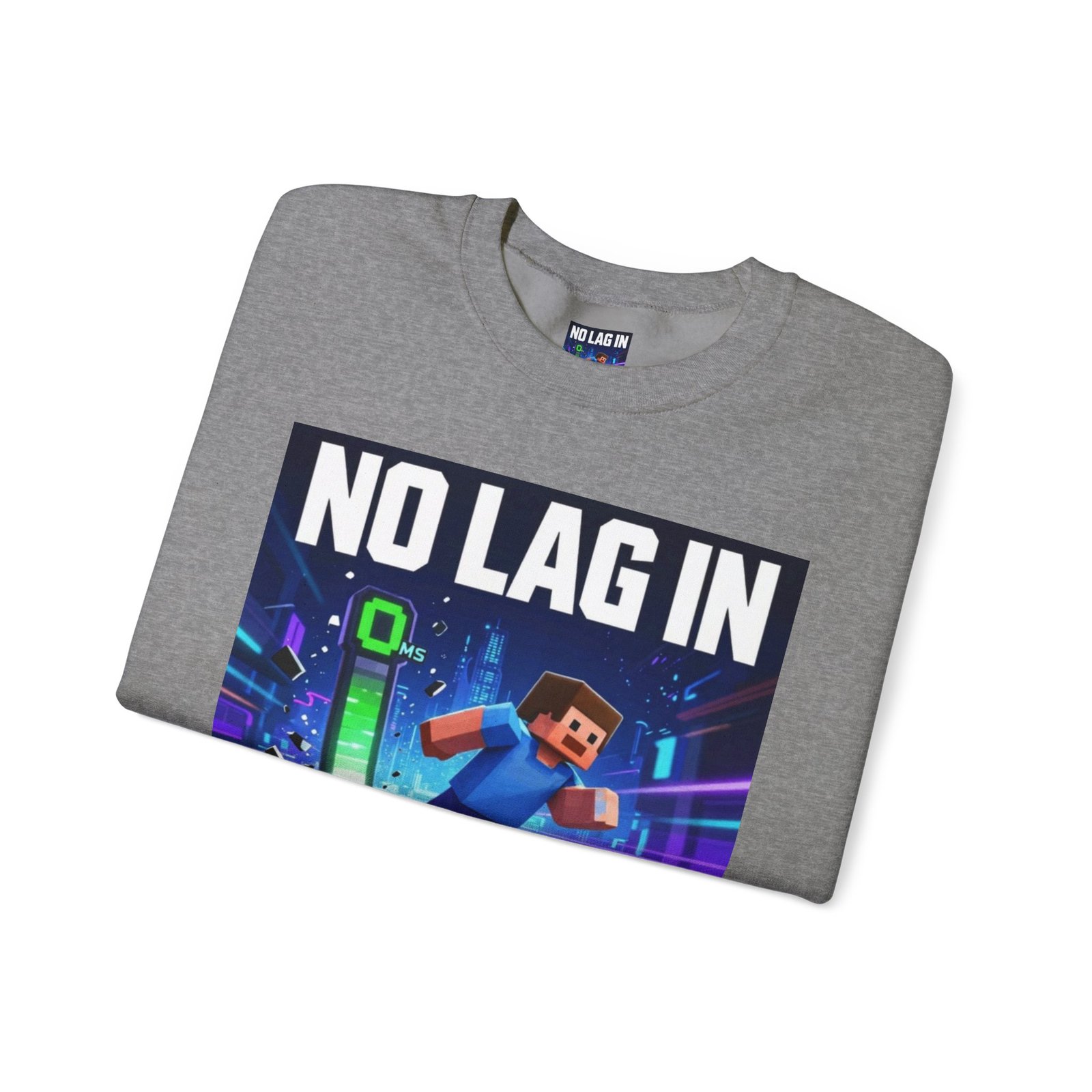 No Lag In My Vision Sweatshirt — Gamer Graphic Crewneck - Image 31