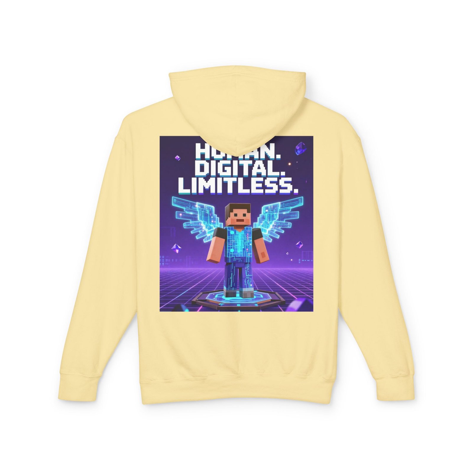 Digital Angel Hoodie — "Human. Digital. Limitless." Gamer Sweatshirt - Image 26