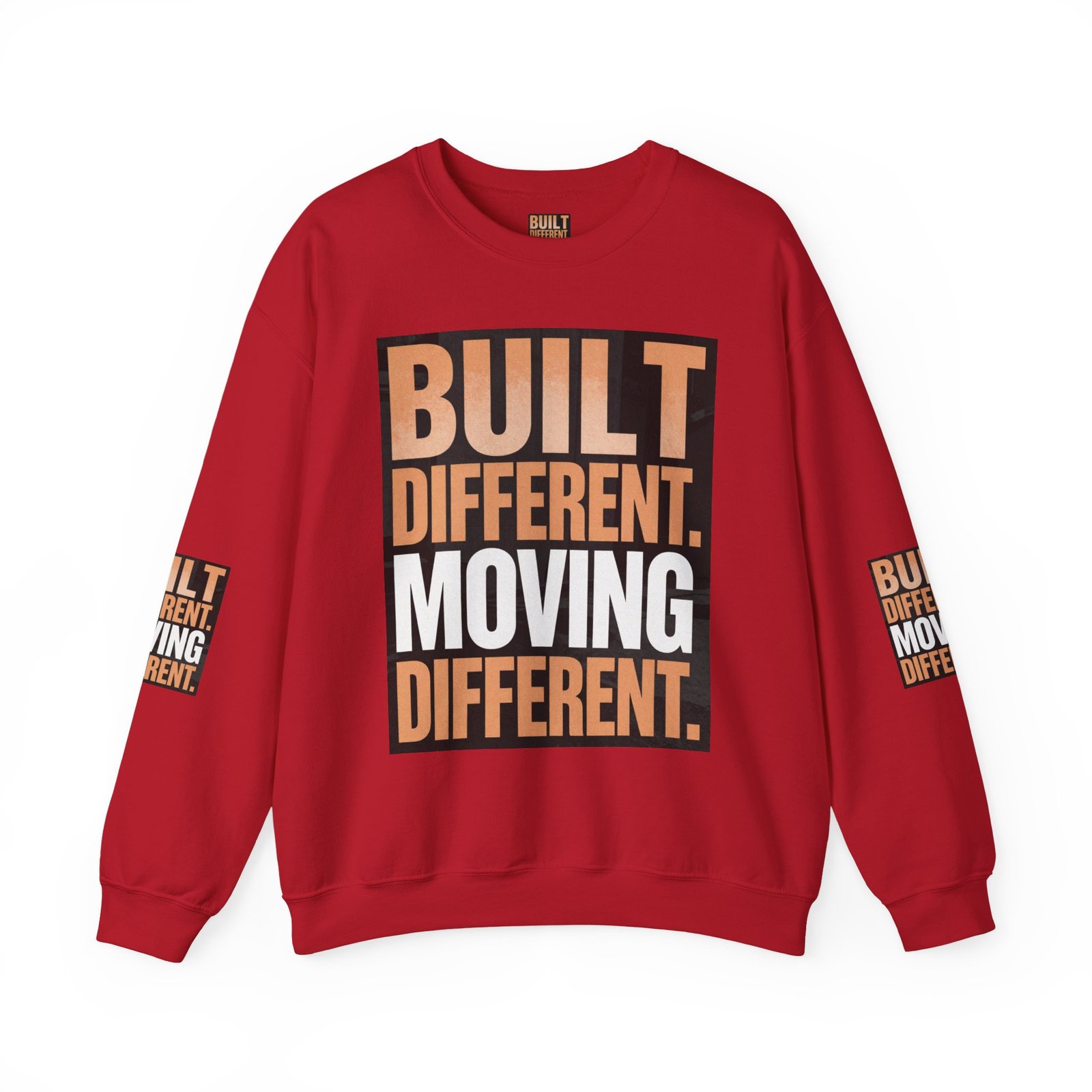 Built Different Crewneck Sweatshirt — "Built Different. Moving Different." Graphic Pullover - Image 53