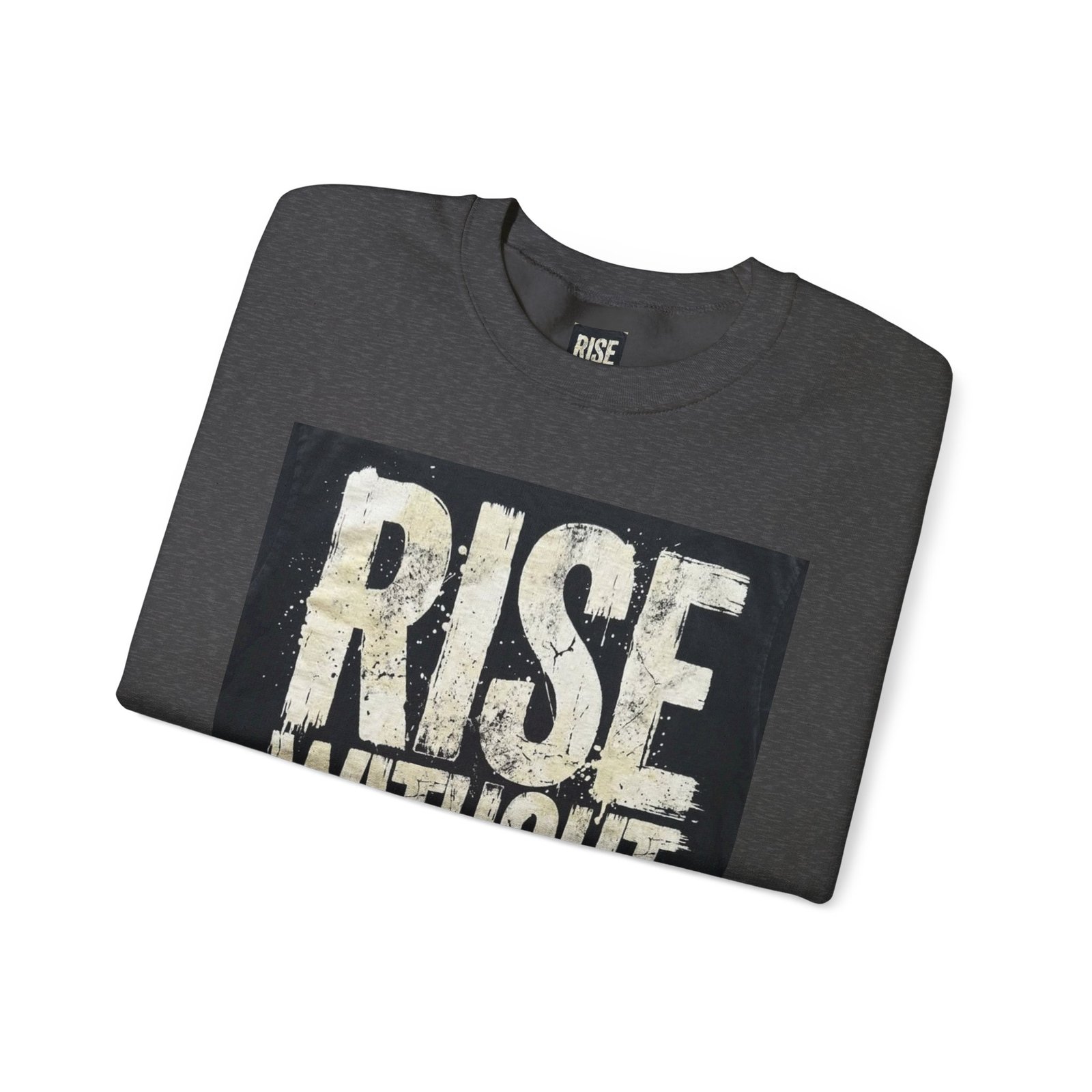 Crewneck Sweatshirt — "RISE WITHOUT PERMISSION" Bold Graphic - Image 35