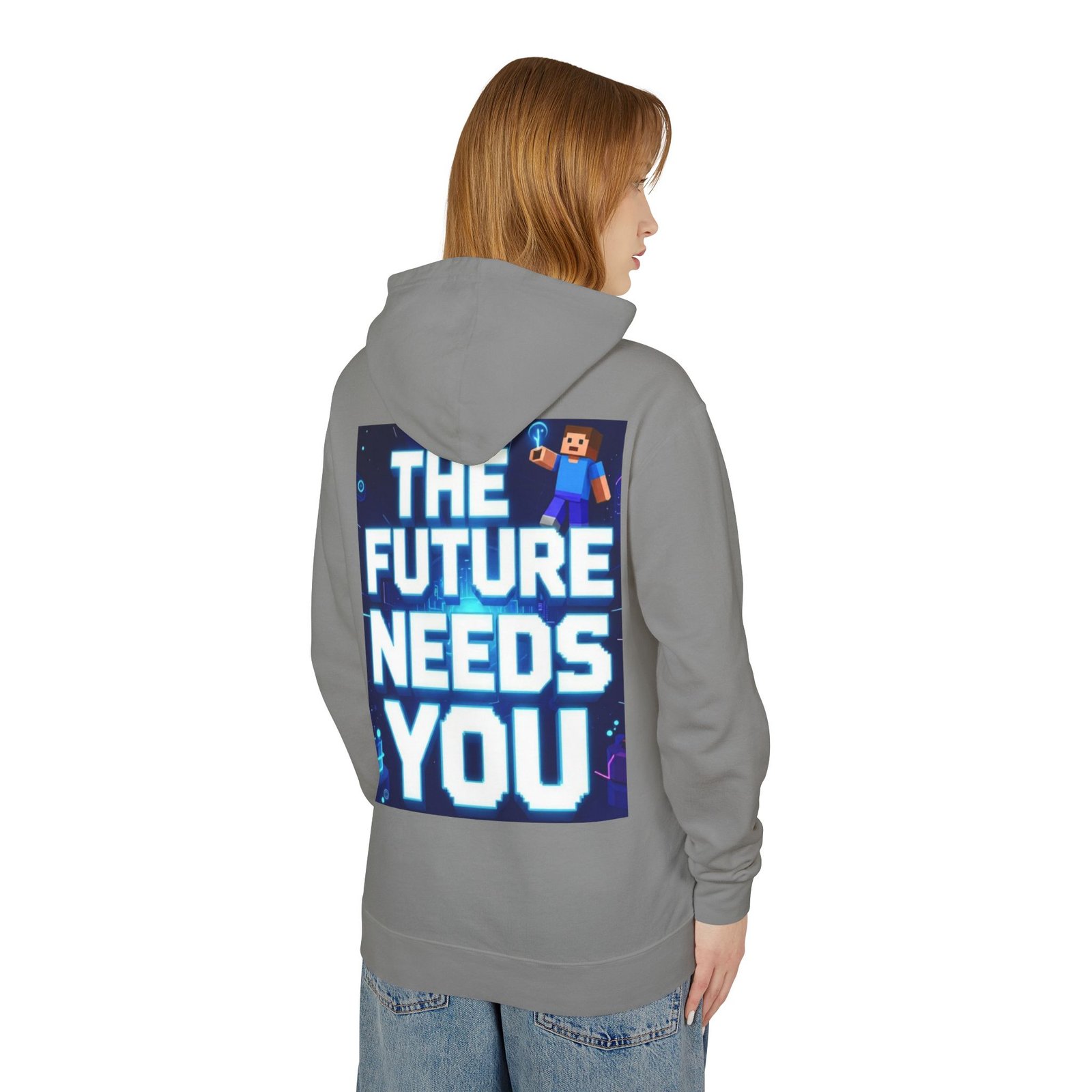 Hoodie — "The Future Needs You" Motivational Graphic Hoodie - Image 32
