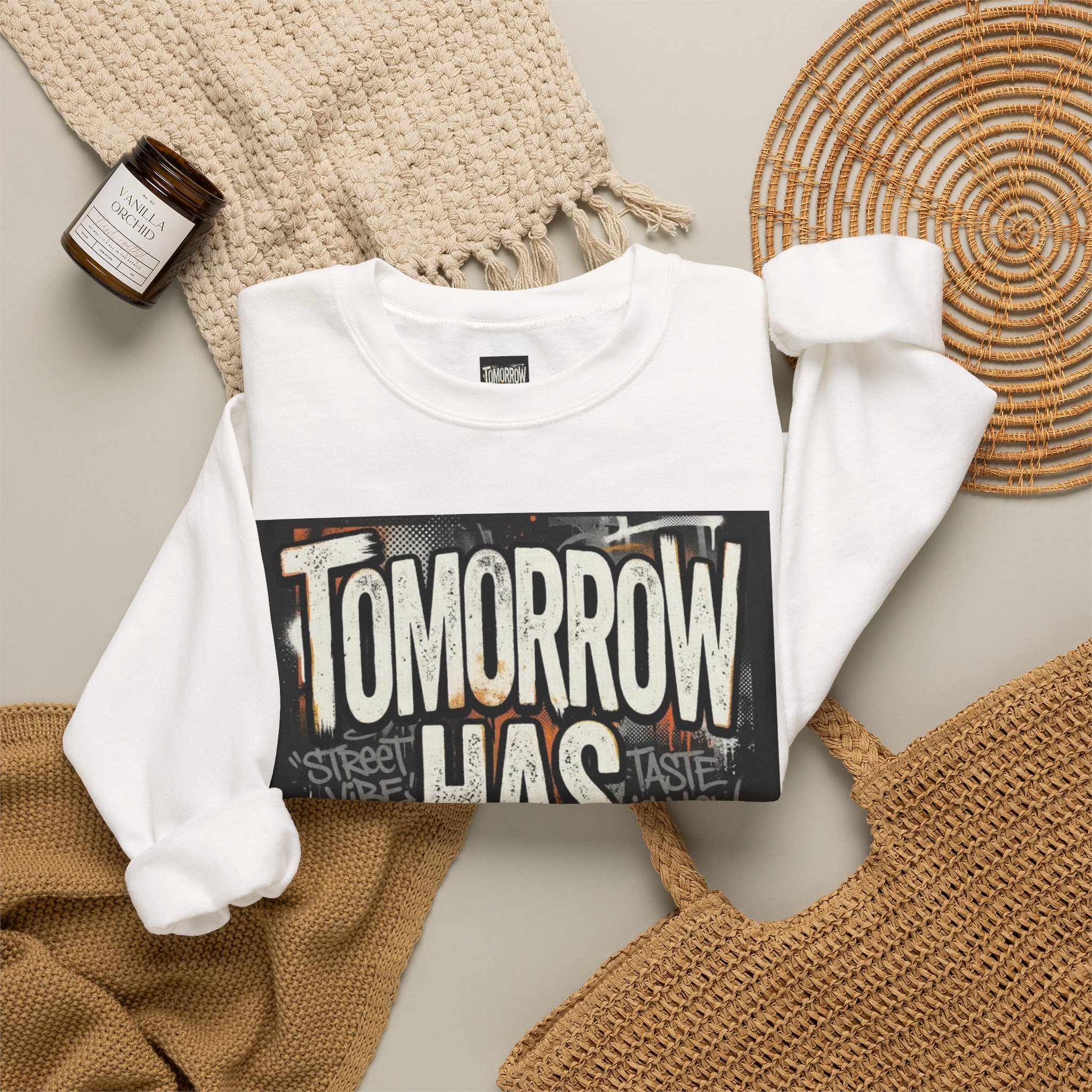 Tomorrow Has Taste Crewneck Sweatshirt - Image 4