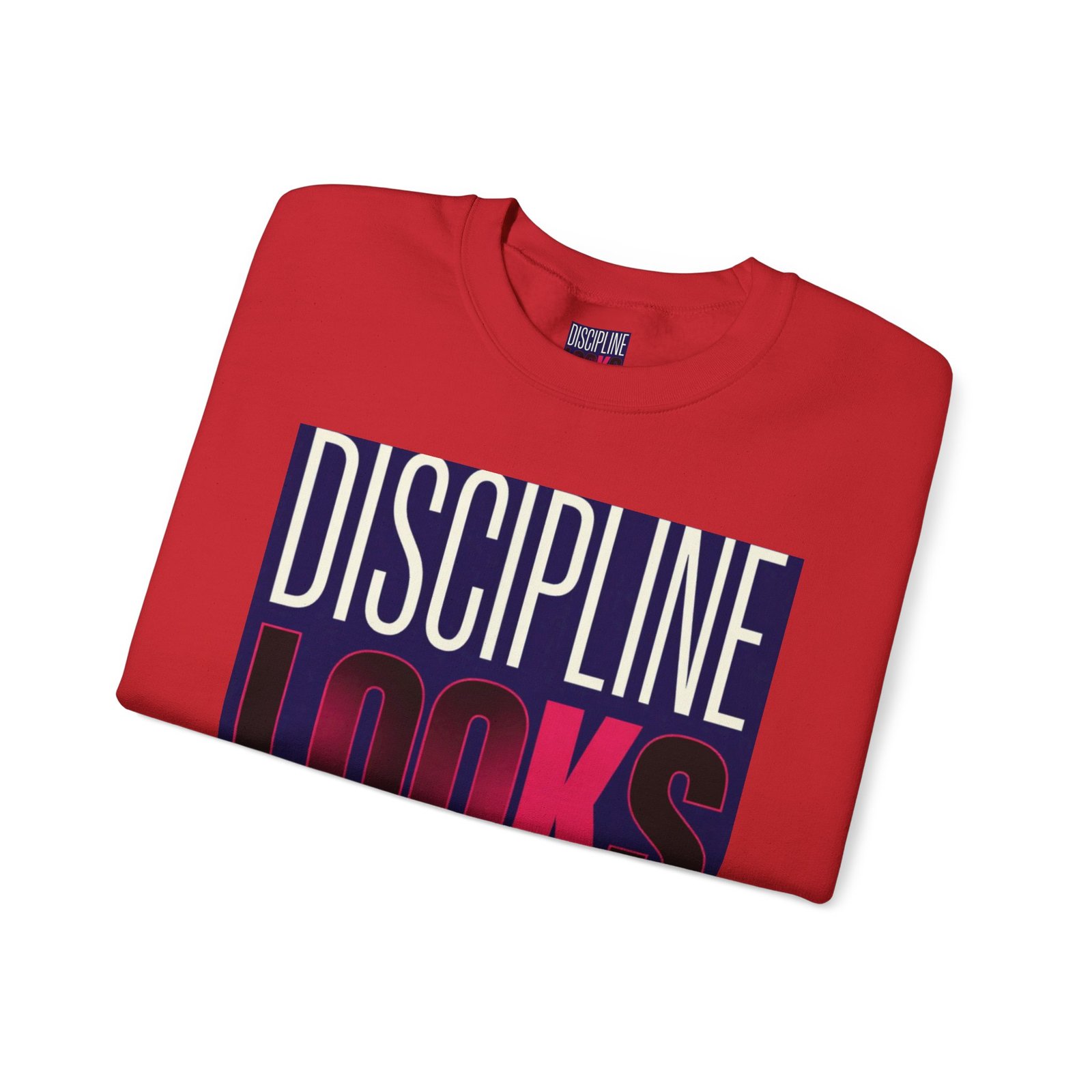 Discipline Looks Good Sweatshirt — Motivational Graphic Crewneck - Image 47