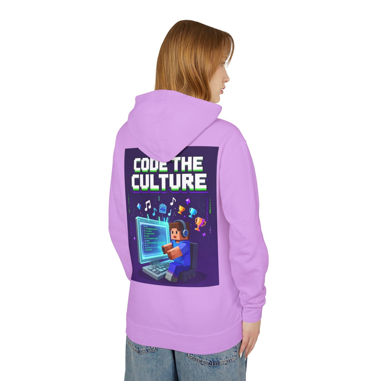 Code the Culture Hoodie — Gamer Programmer Graphic Pullover - Image 16