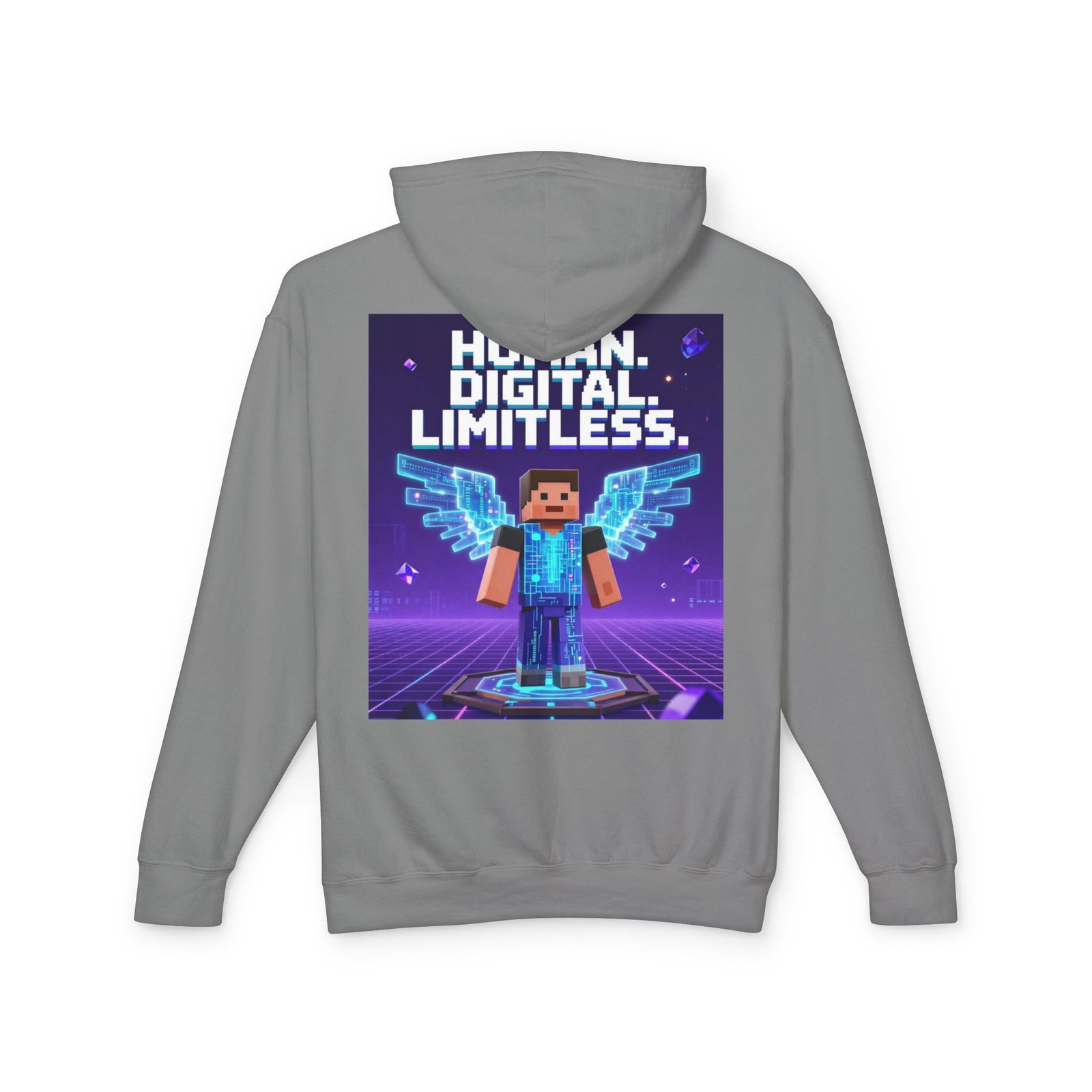 Digital Angel Hoodie — "Human. Digital. Limitless." Gamer Sweatshirt - Image 30