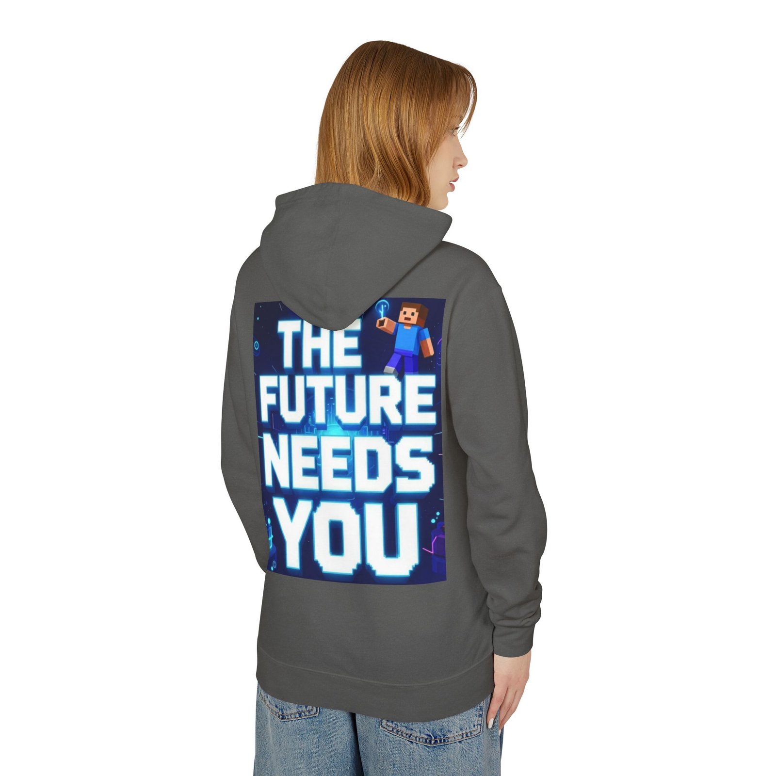 Hoodie — "The Future Needs You" Motivational Graphic Hoodie - Image 24