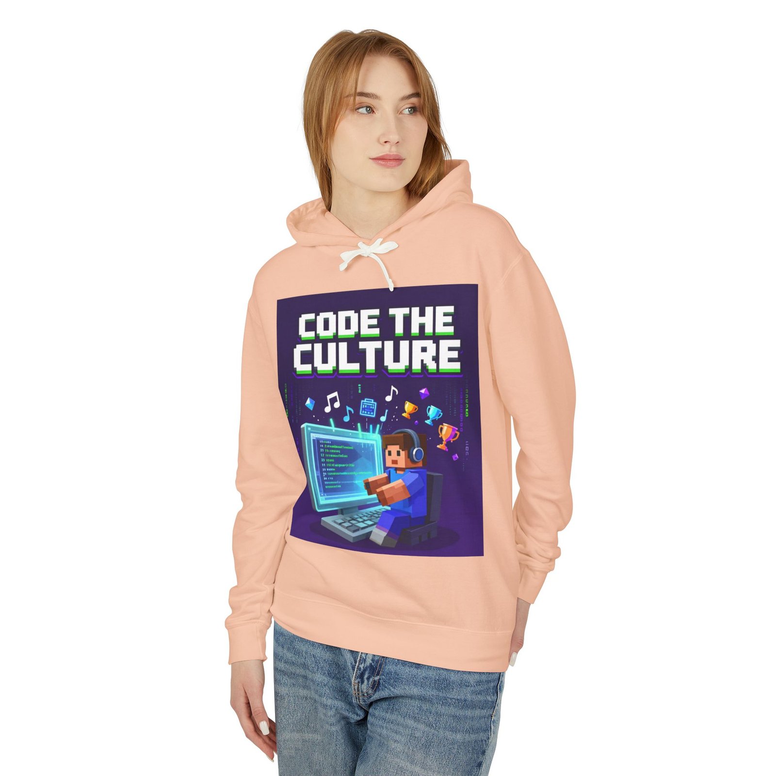 Code the Culture Hoodie — Gamer Programmer Graphic Pullover - Image 19