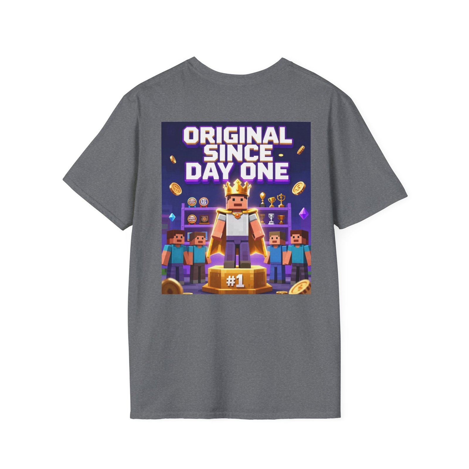 Original Since Day One T‑Shirt — Gamer Retro Crown Design - Image 24