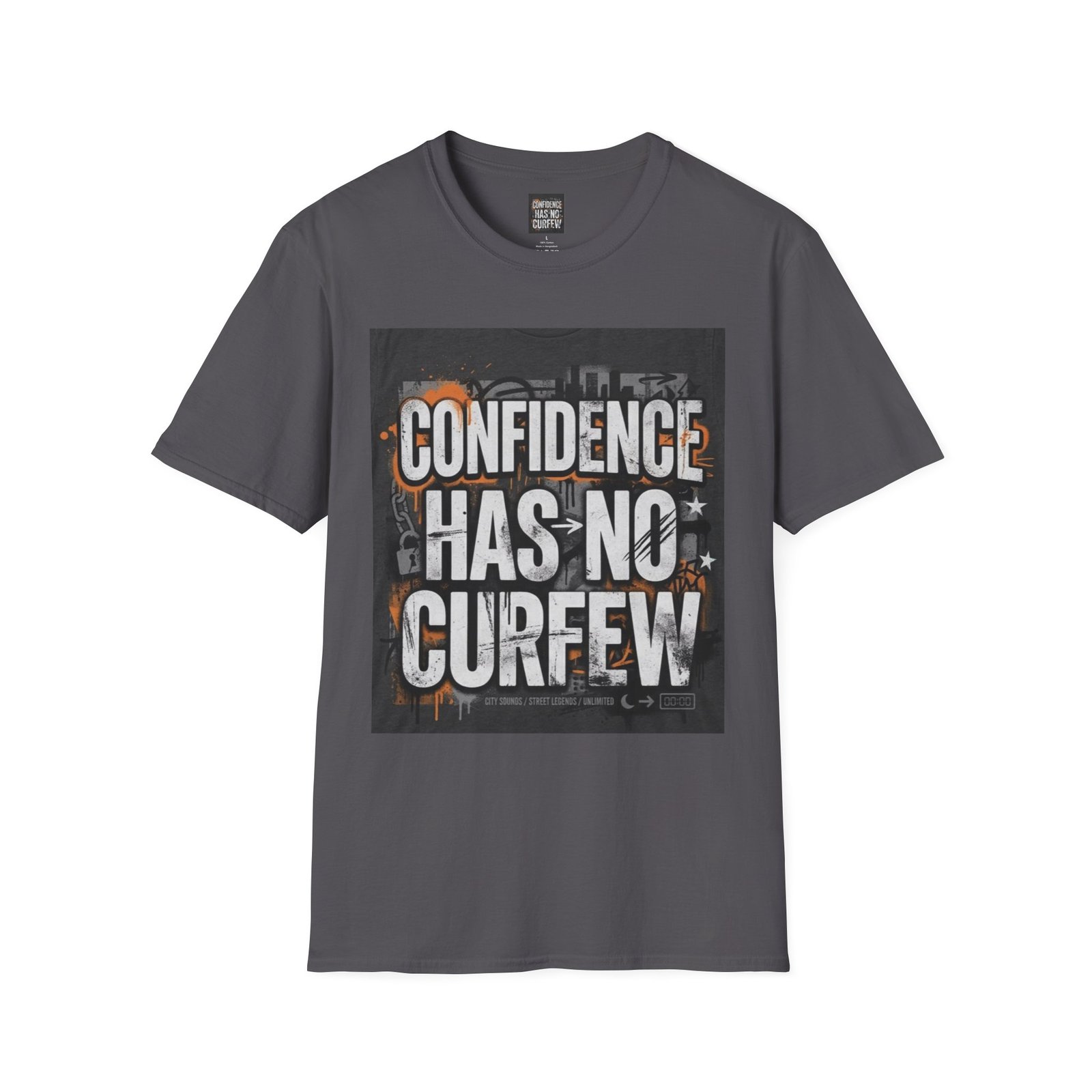 Confidence Has No Curfew T-Shirt — Empowering Urban Graphic Tee - Image 35