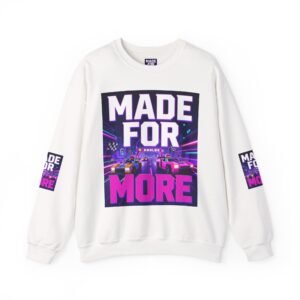 Made For More Sweatshirt — Retro Neon Racing Graphic Crewneck
