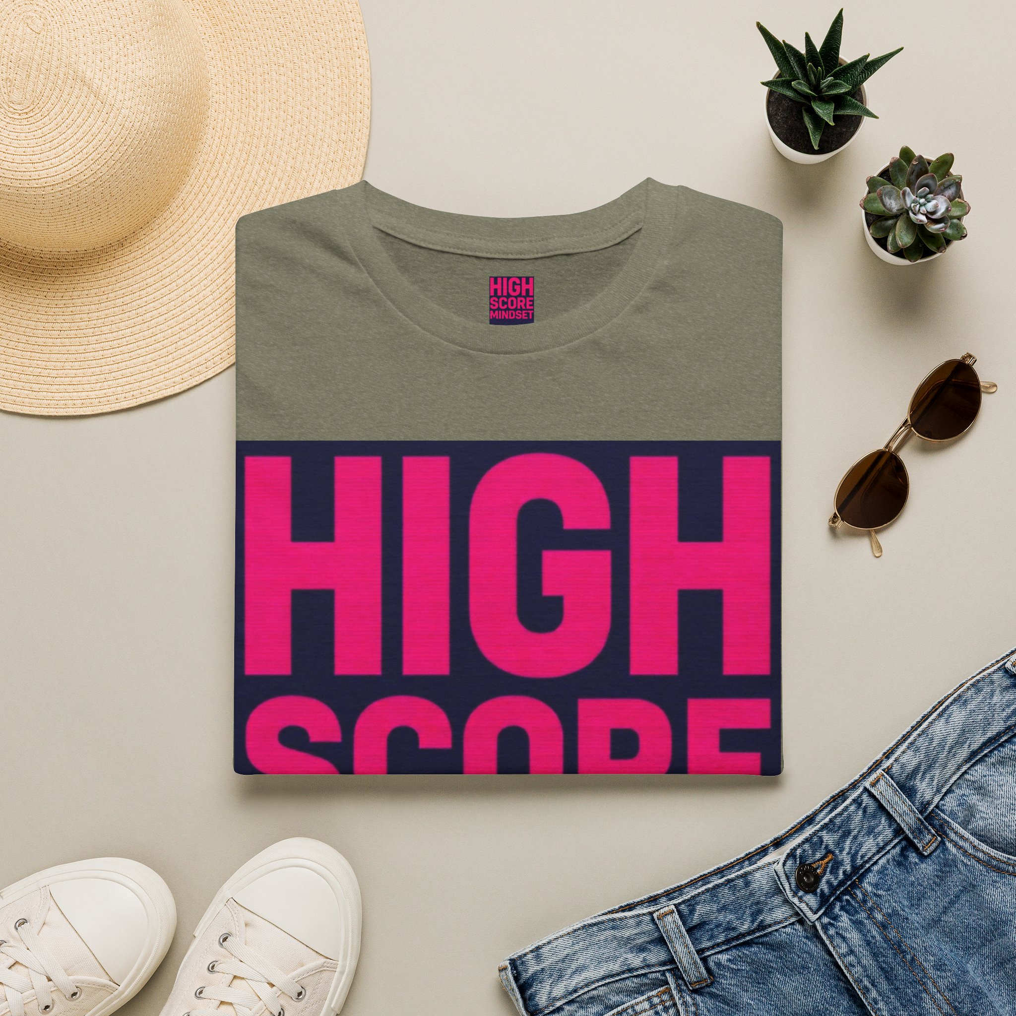High Score Mindset T-Shirt — Retro Bold Motivational Tee - Image 17