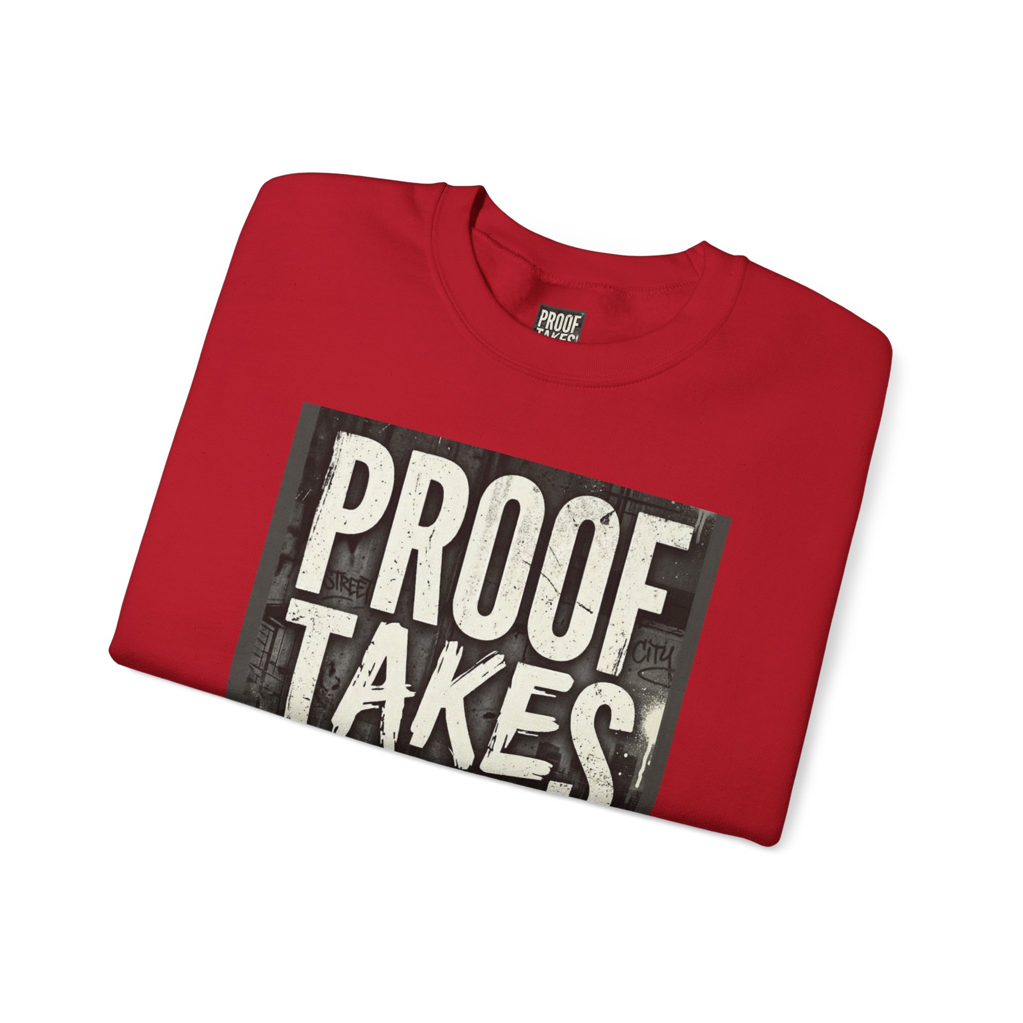 Proof Takes Time Sweatshirt — Motivational Graphic Crewneck - Image 55