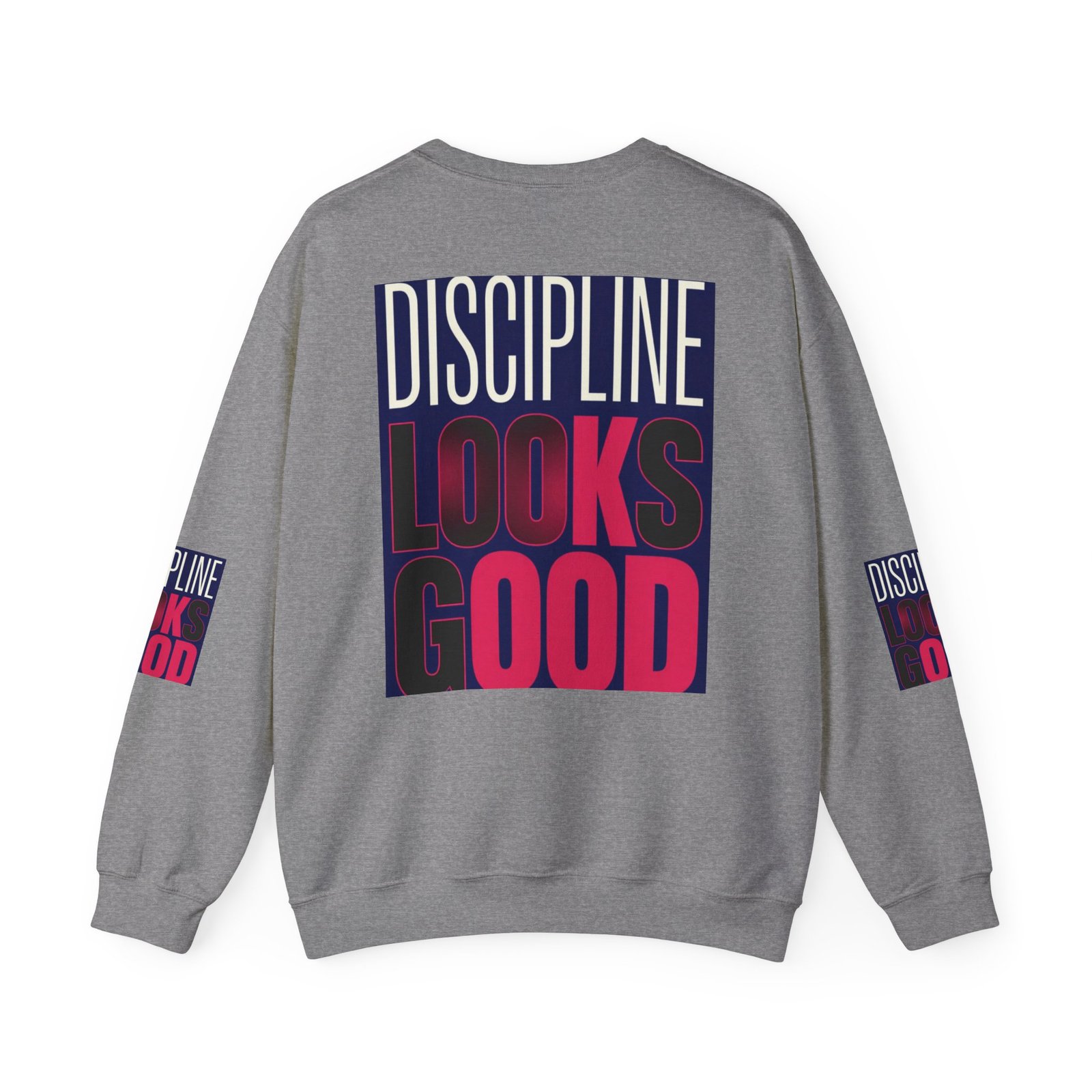 Discipline Looks Good Sweatshirt — Motivational Graphic Crewneck - Image 30