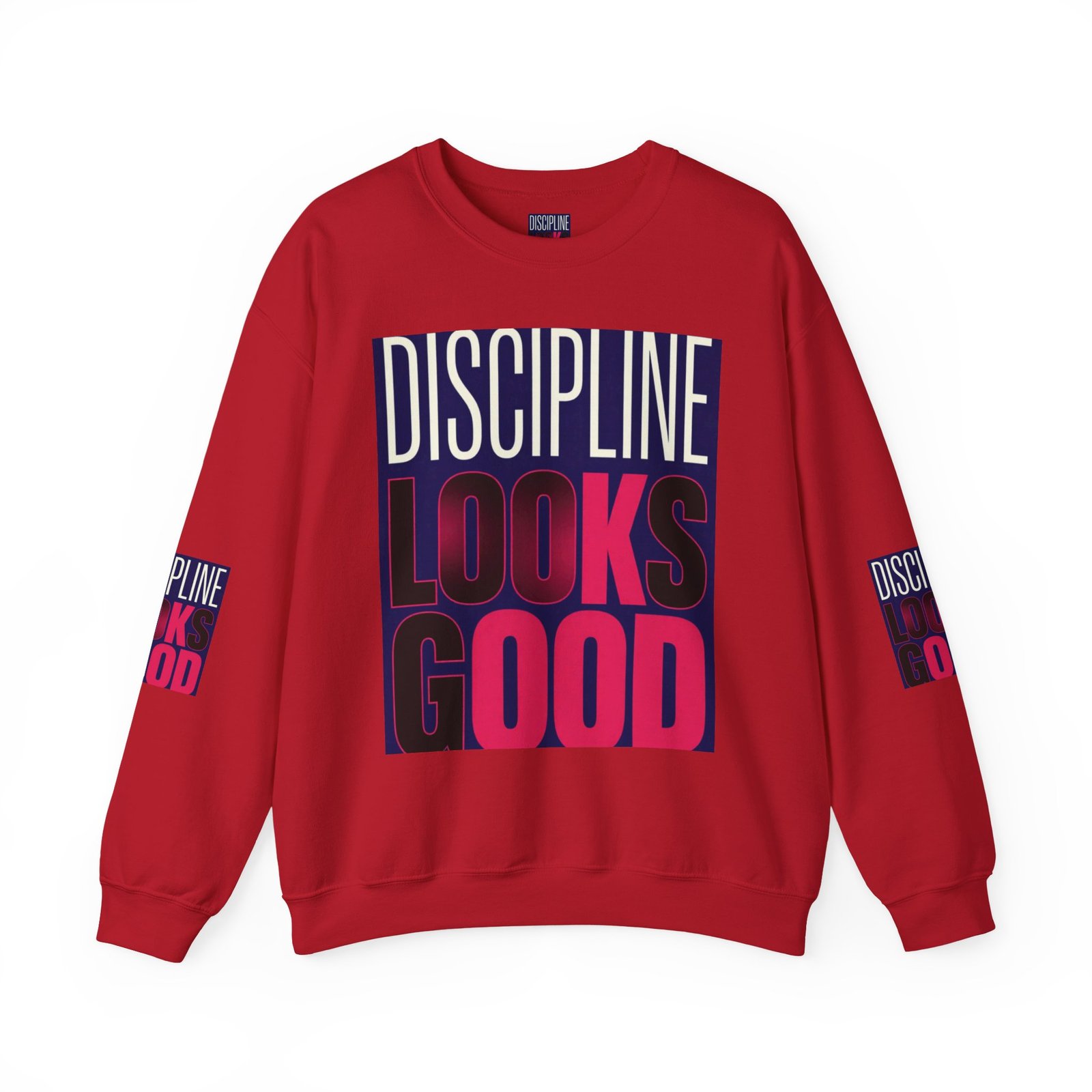 Discipline Looks Good Sweatshirt — Motivational Graphic Crewneck - Image 53