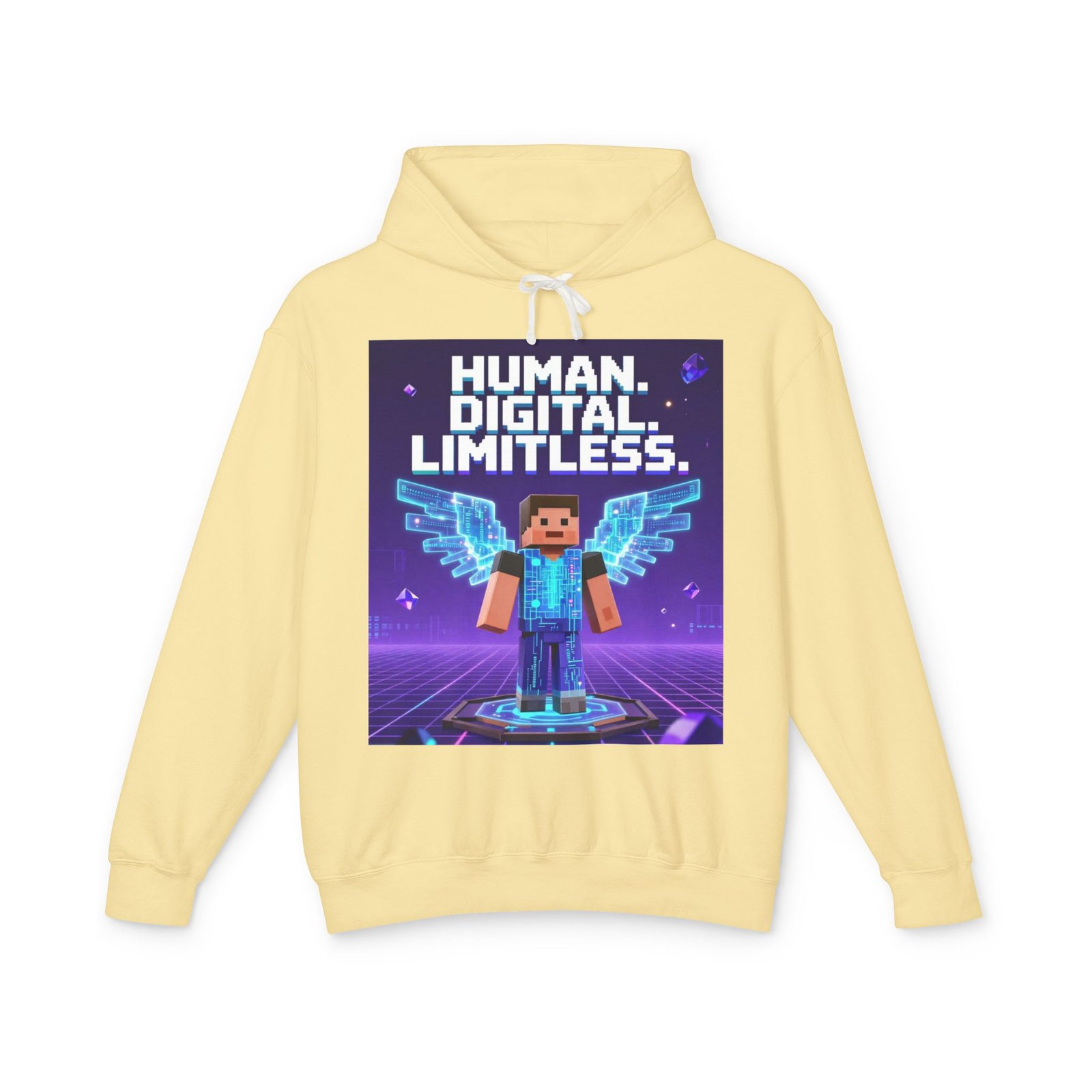 Digital Angel Hoodie — "Human. Digital. Limitless." Gamer Sweatshirt - Image 25