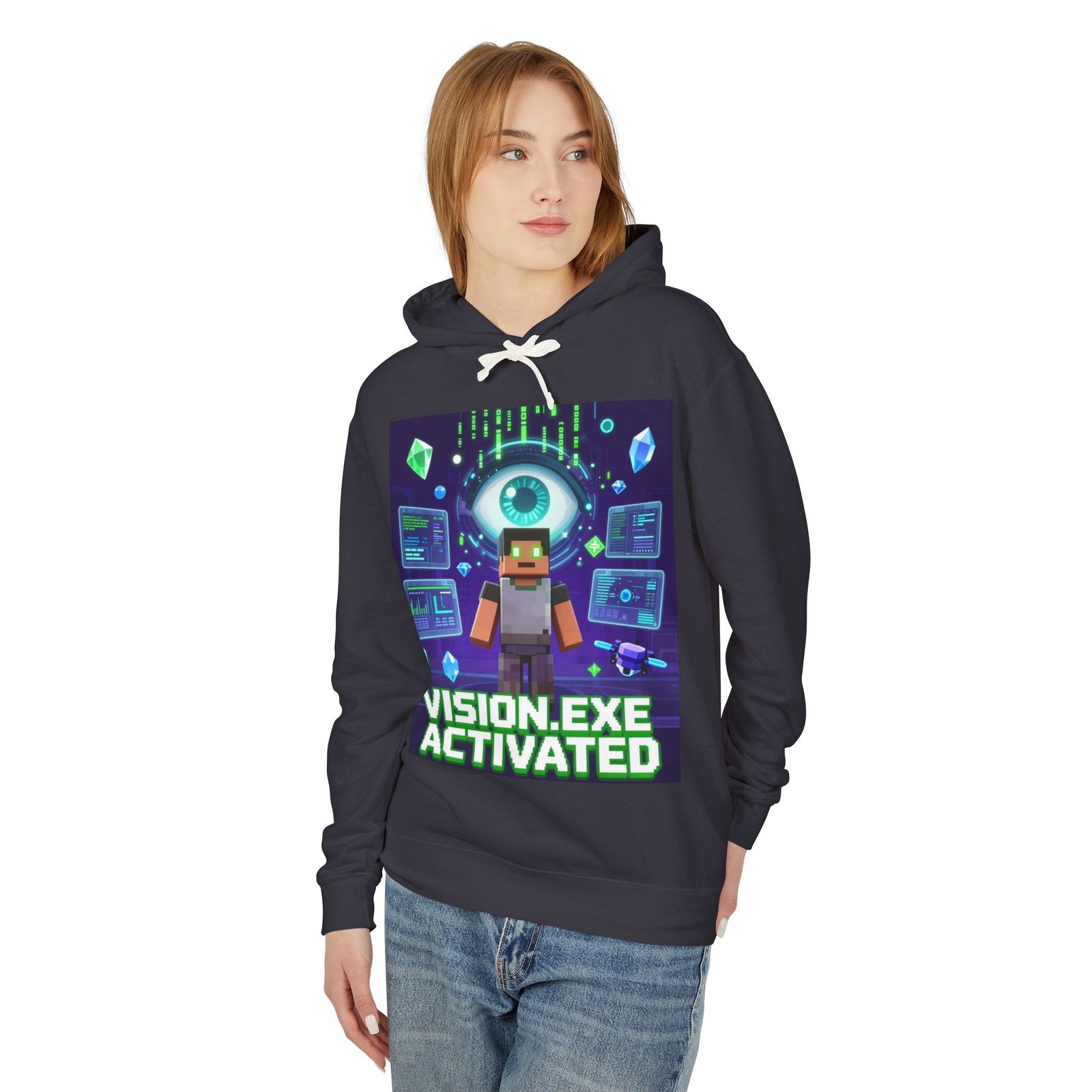 Vision.exe Activated Hoodie — Retro Gamer Tech Graphic Sweatshirt - Image 39