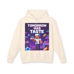 Tomorrow Has Taste Hoodie — Retro Pixel Chef Gaming Sweatshirt