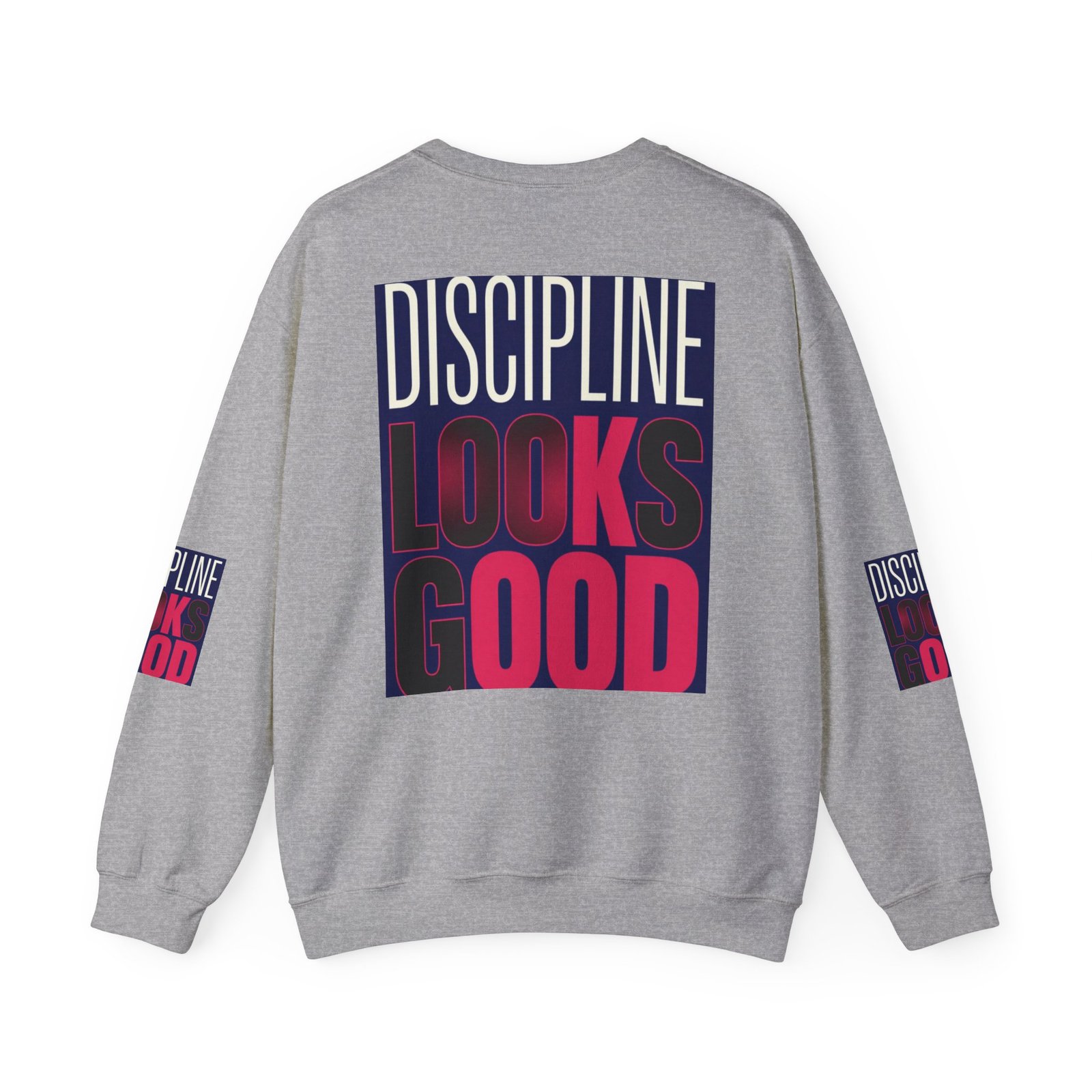 Discipline Looks Good Sweatshirt — Motivational Graphic Crewneck - Image 22