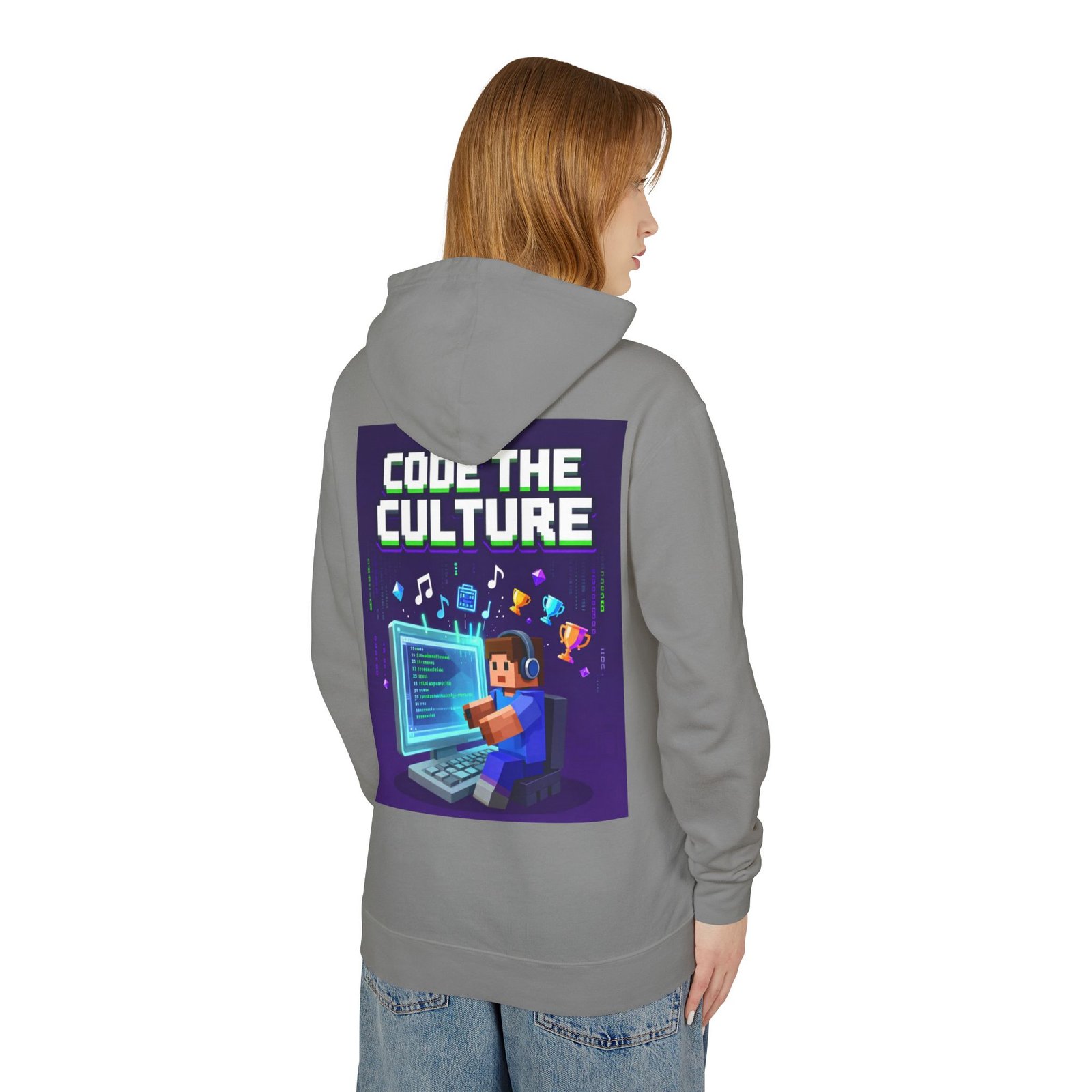 Code the Culture Hoodie — Gamer Programmer Graphic Pullover - Image 32