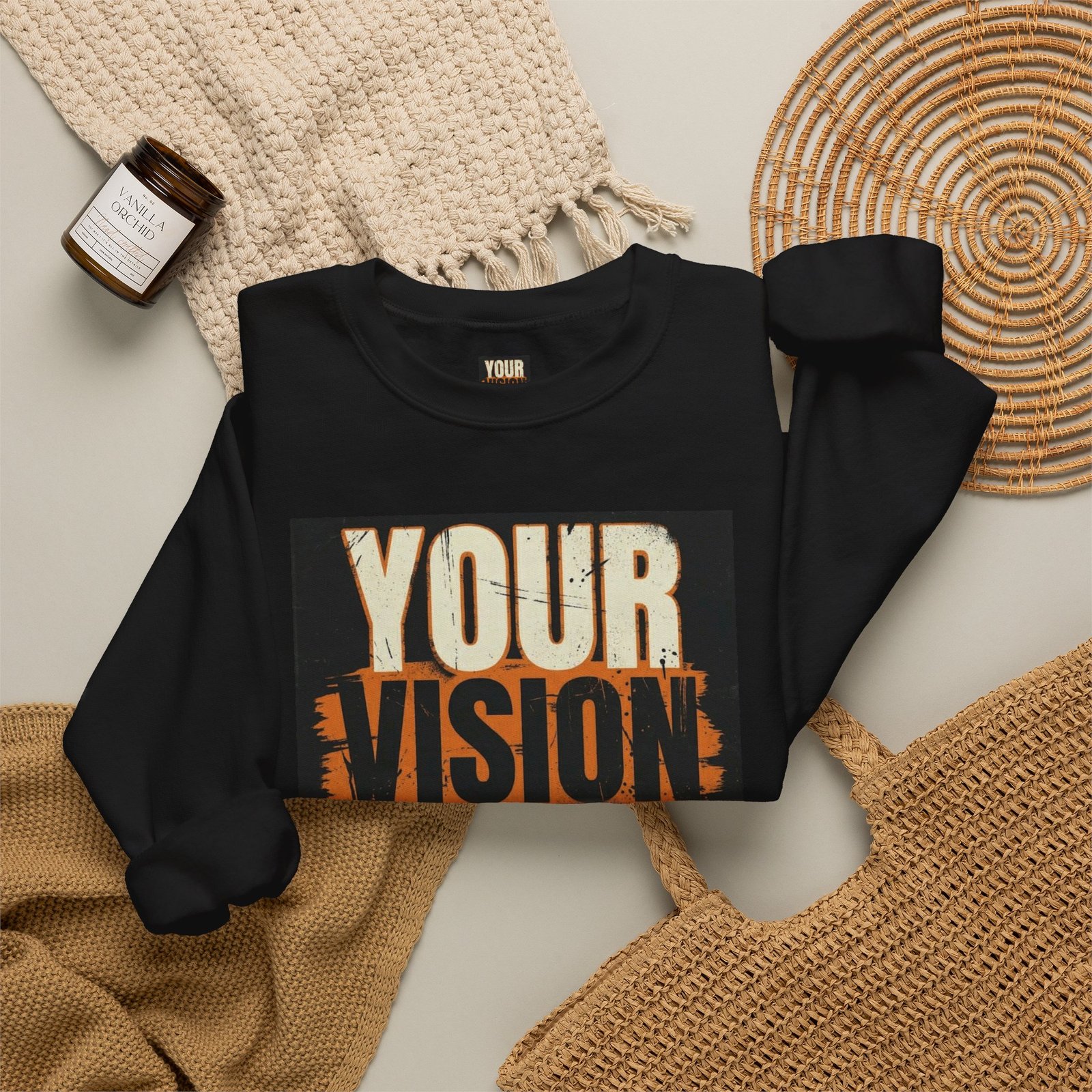 Crewneck Sweatshirt — “Your Vision Is Valid” Inspirational Graphic - Image 20