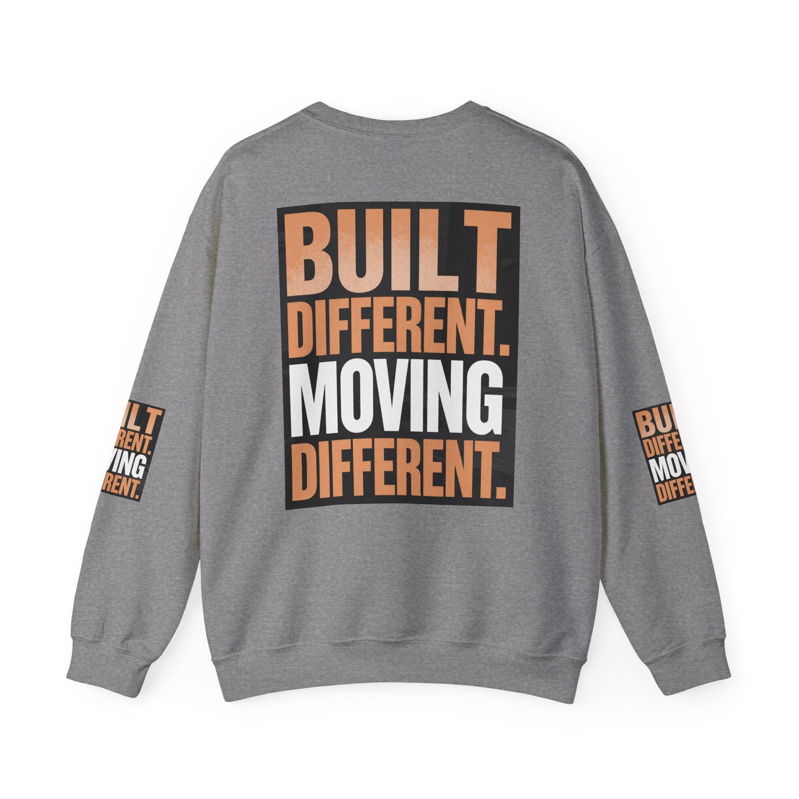 Built Different Crewneck Sweatshirt — "Built Different. Moving Different." Graphic Pullover - Image 30