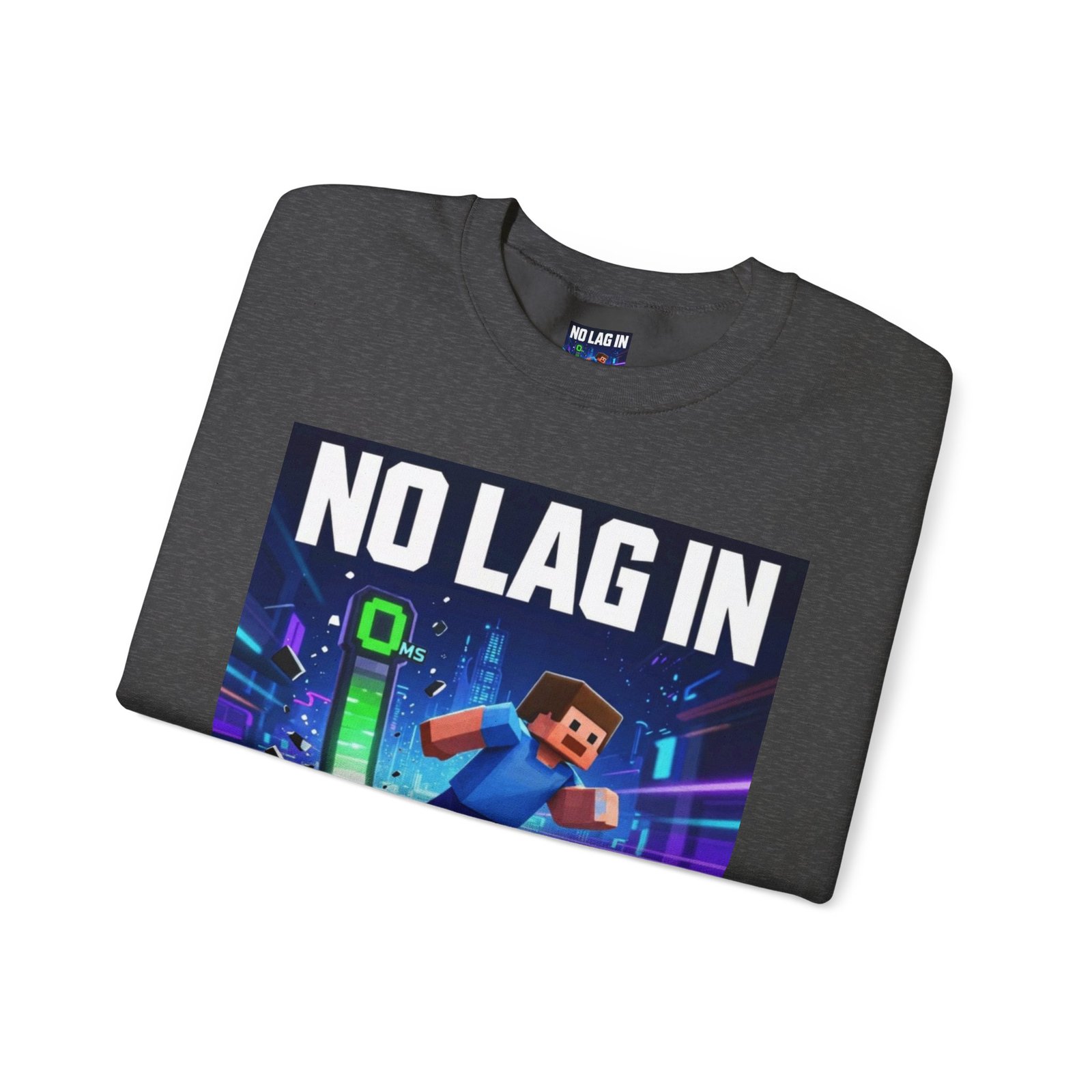No Lag In My Vision Sweatshirt — Gamer Graphic Crewneck - Image 35
