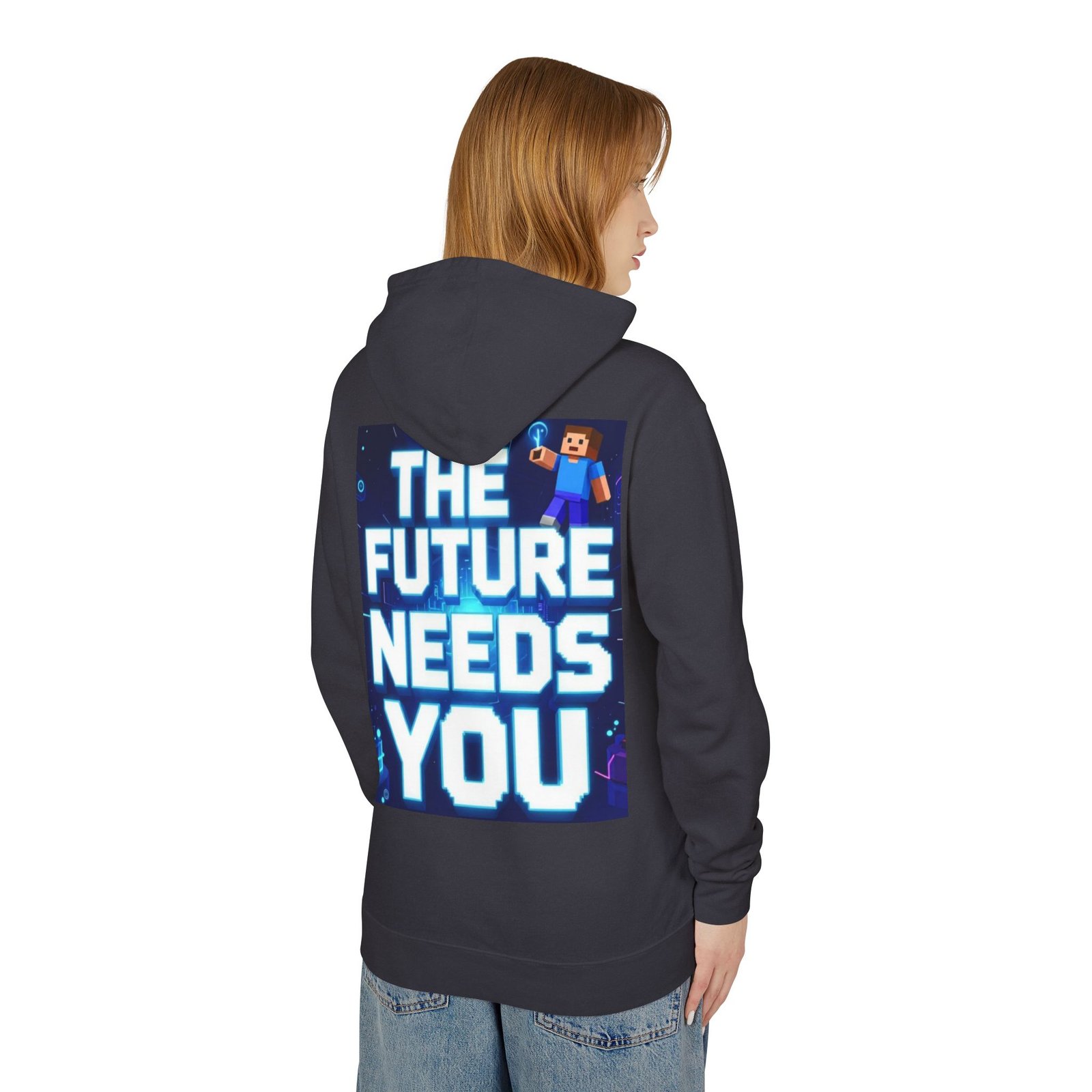 Hoodie — "The Future Needs You" Motivational Graphic Hoodie - Image 40