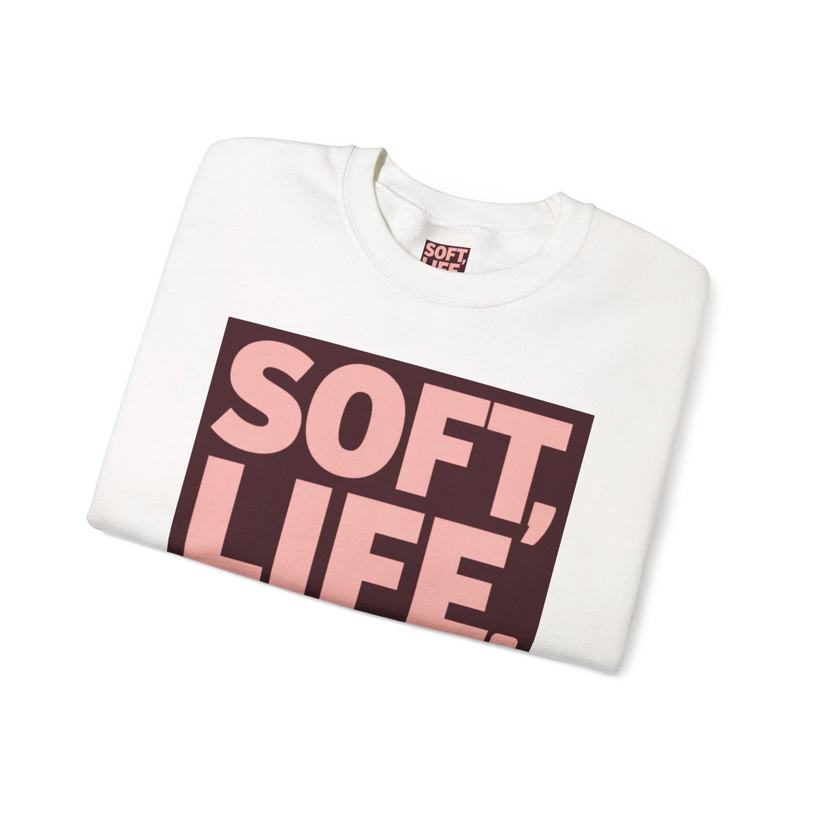 Soft Life Strong Mind Sweatshirt — Inspirational Graphic Crewneck - Image 3