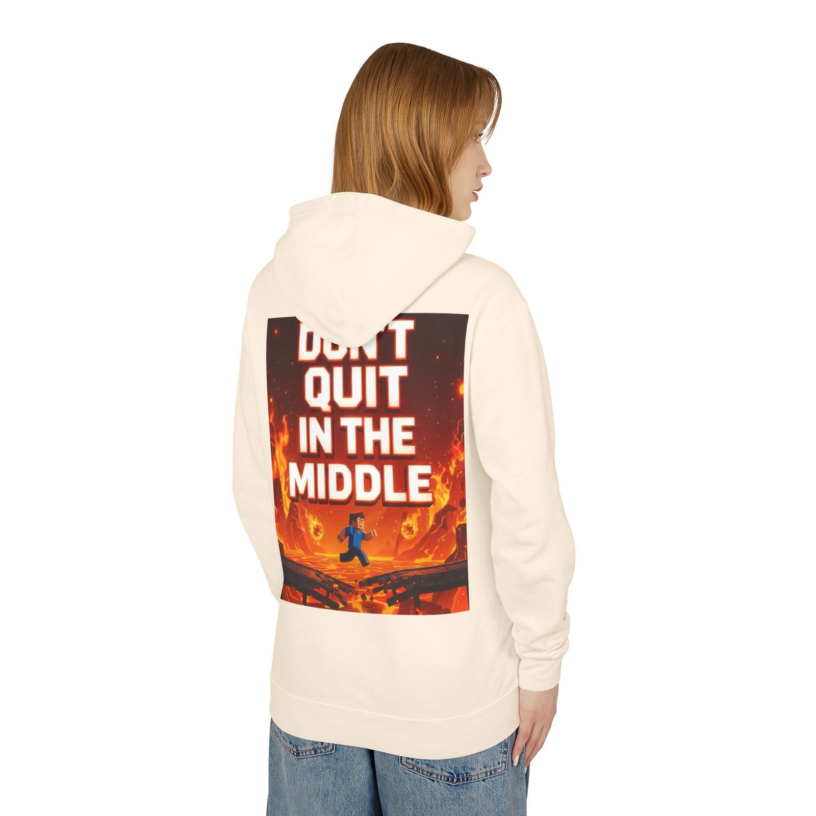 Motivational Hoodie — “Don’t Quit in the Middle” Inspirational Pullover - Image 4