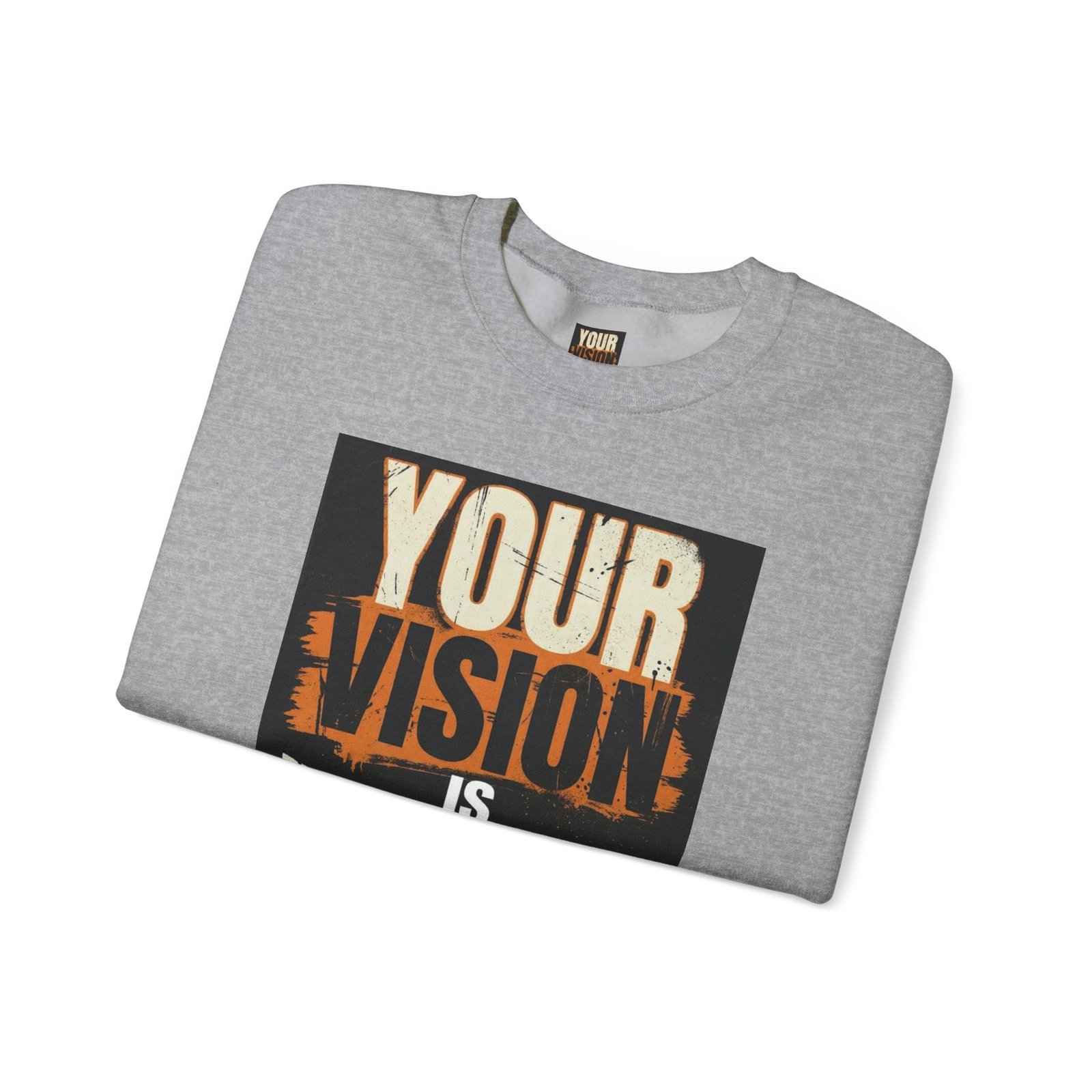 Crewneck Sweatshirt — “Your Vision Is Valid” Inspirational Graphic - Image 23