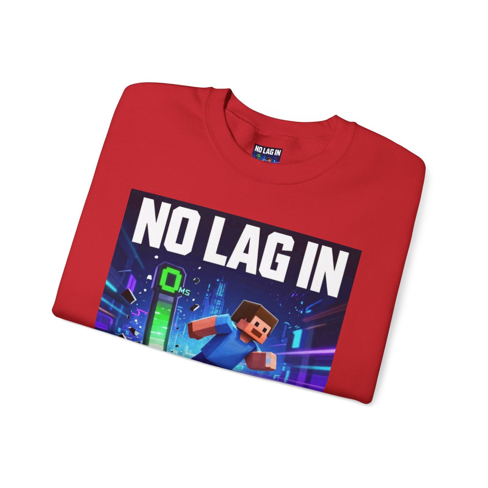No Lag In My Vision Sweatshirt — Gamer Graphic Crewneck - Image 47